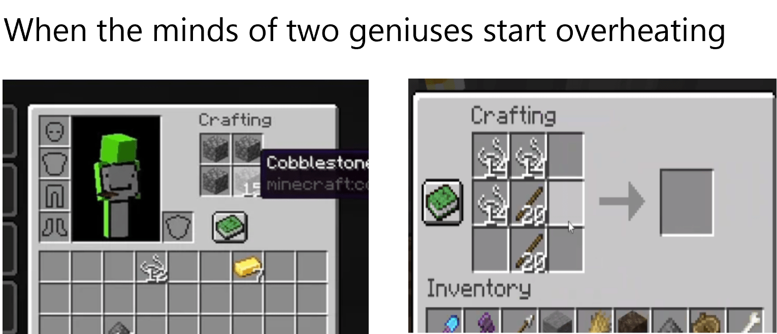 425 best Crafting Table images on Pholder Phoenix SC, Minecraft Memes