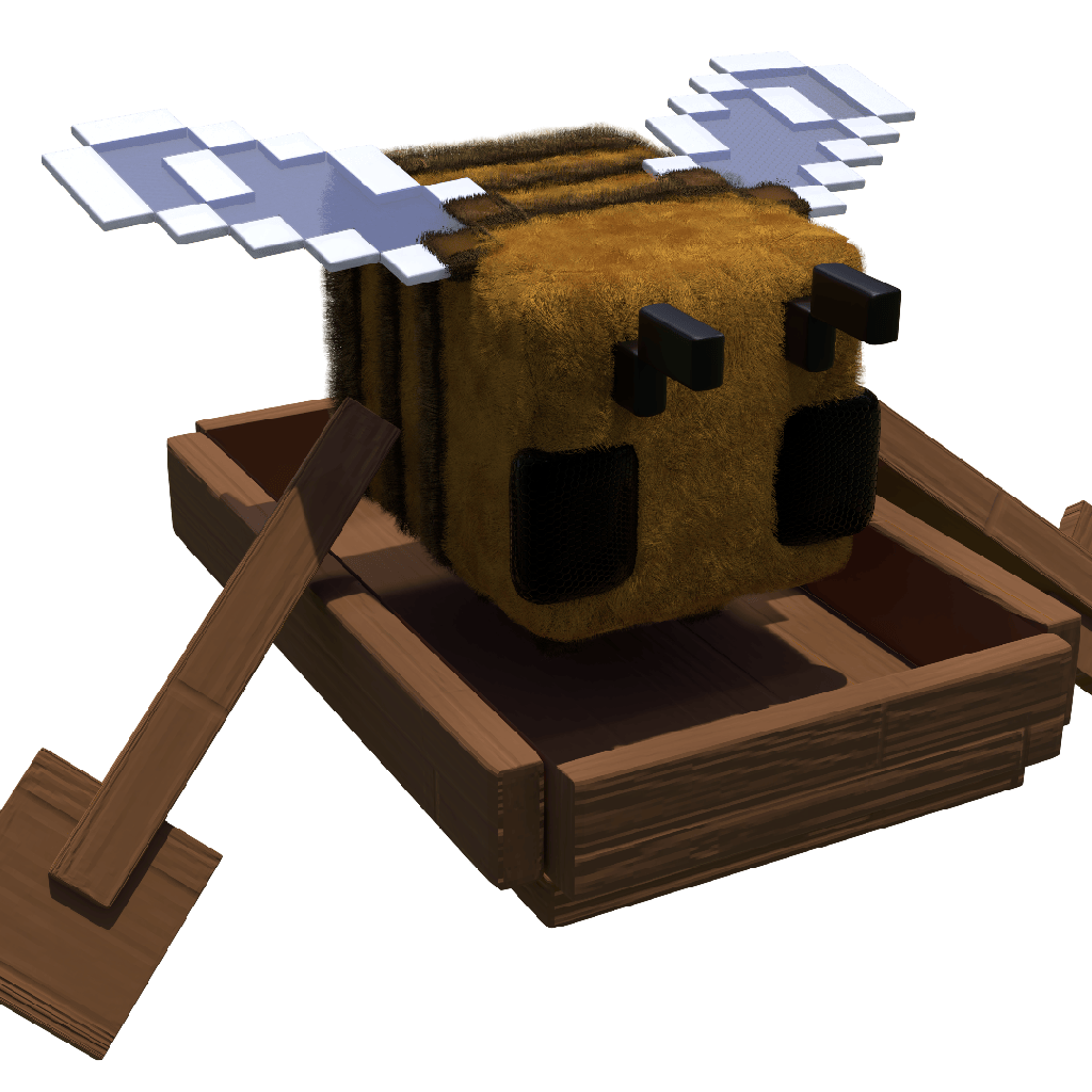 Thanks I love fluffy minecraft bee TILI