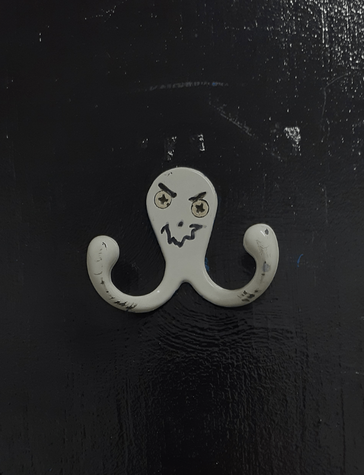 The coat hook at a local Huck's. r/funny