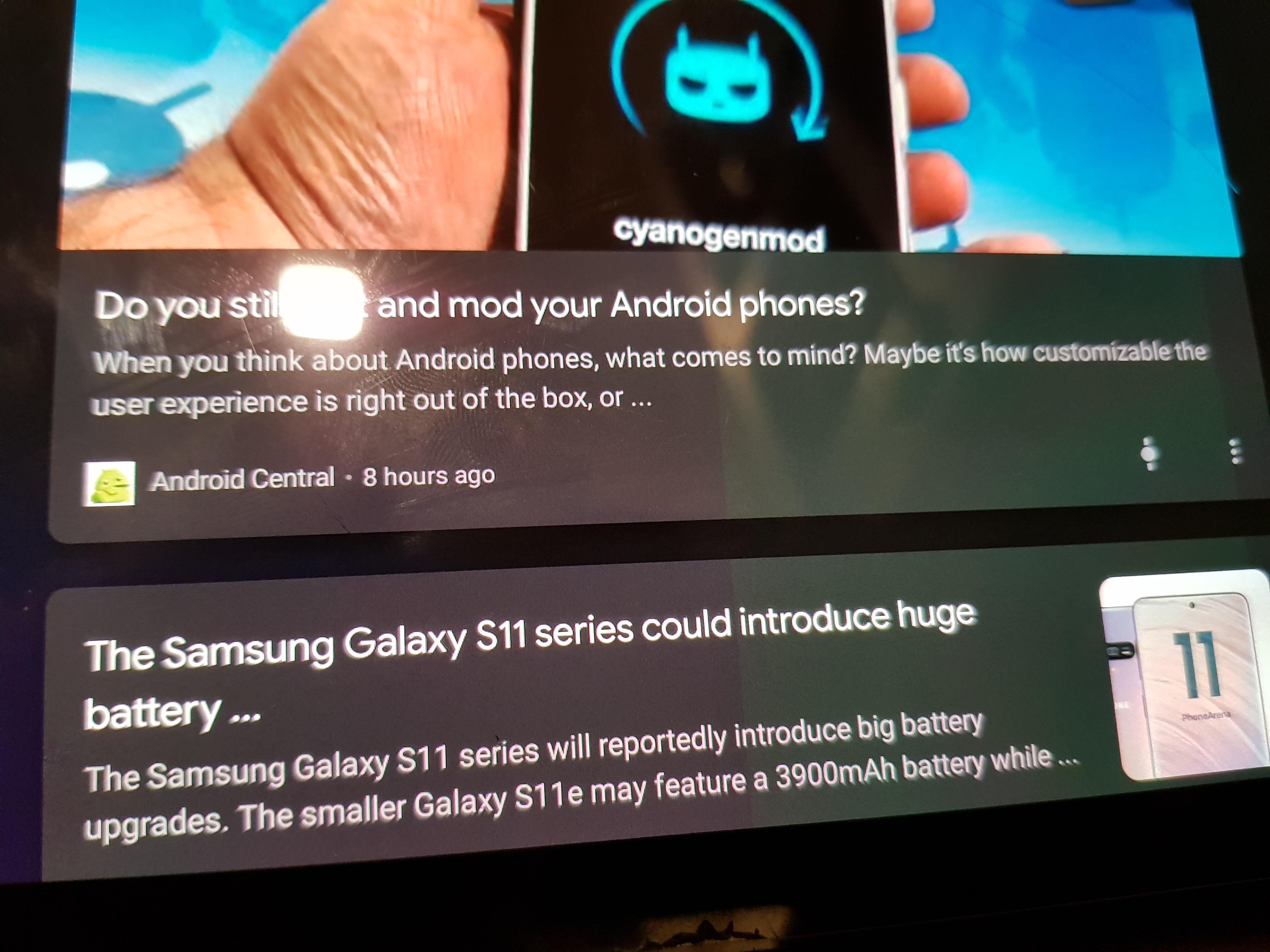 My tablet just created a green thick line across the screen. What