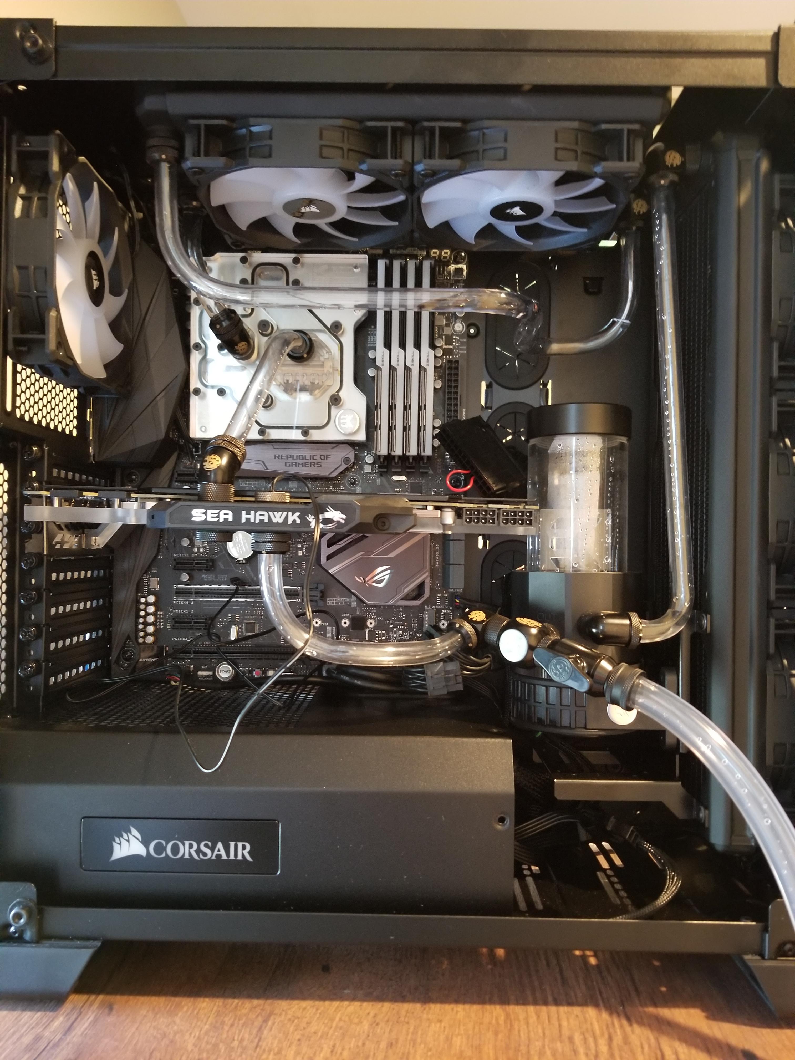 Help draining loop on first time custom build r/watercooling