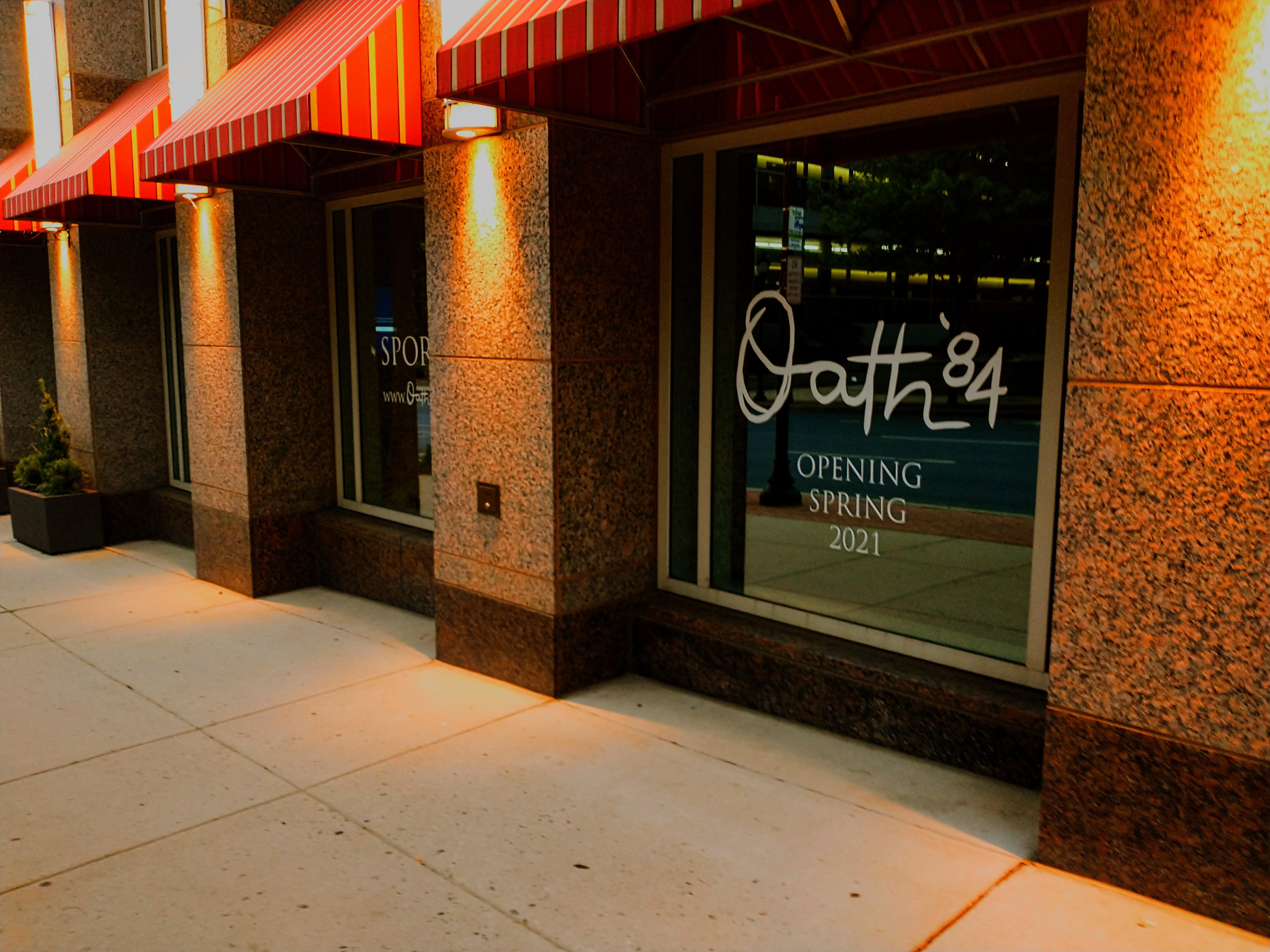 Oath 84, an upscale sports bar in downtown Wilmington will open soon