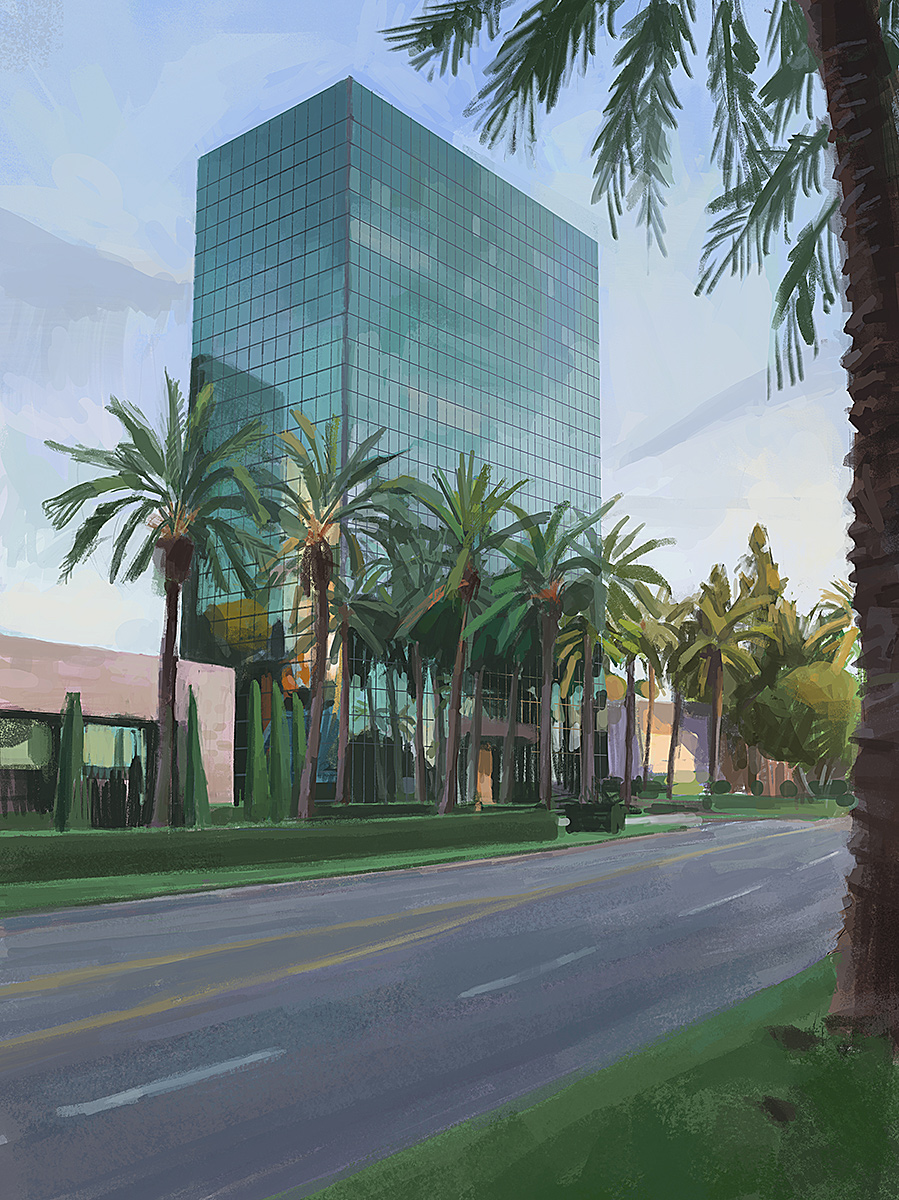 Pacific Arts Plaza I've been going around costa mesa to paint