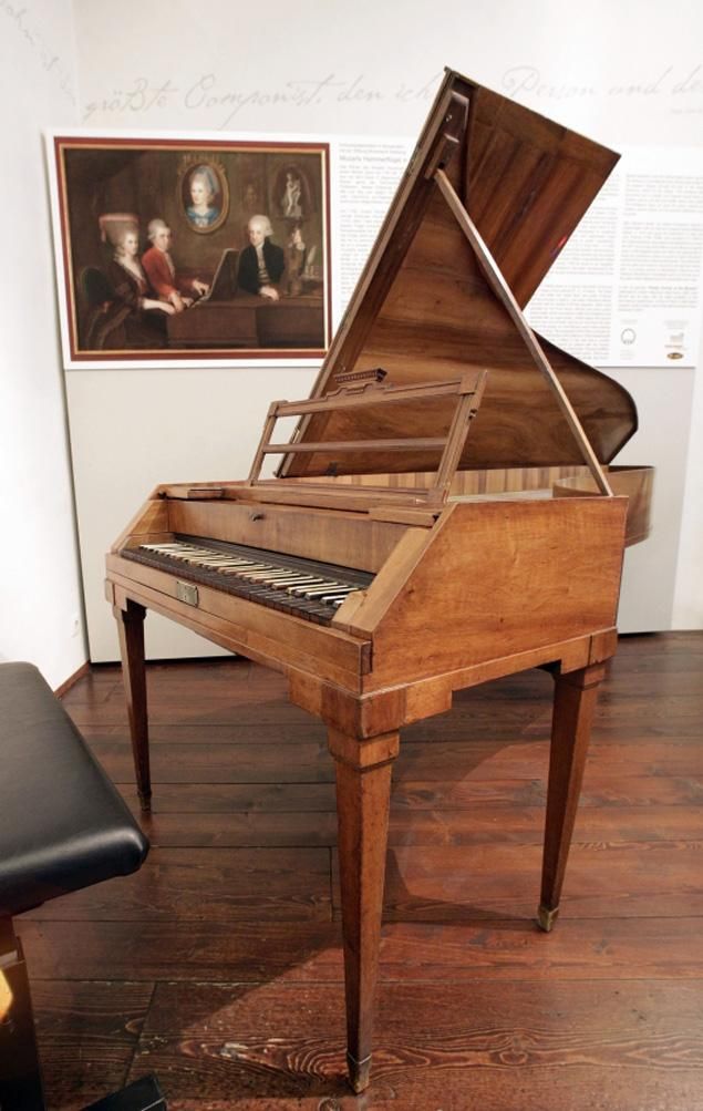 To Recognize Mozart's 264th Birthday, This is Mozart's Original Piano