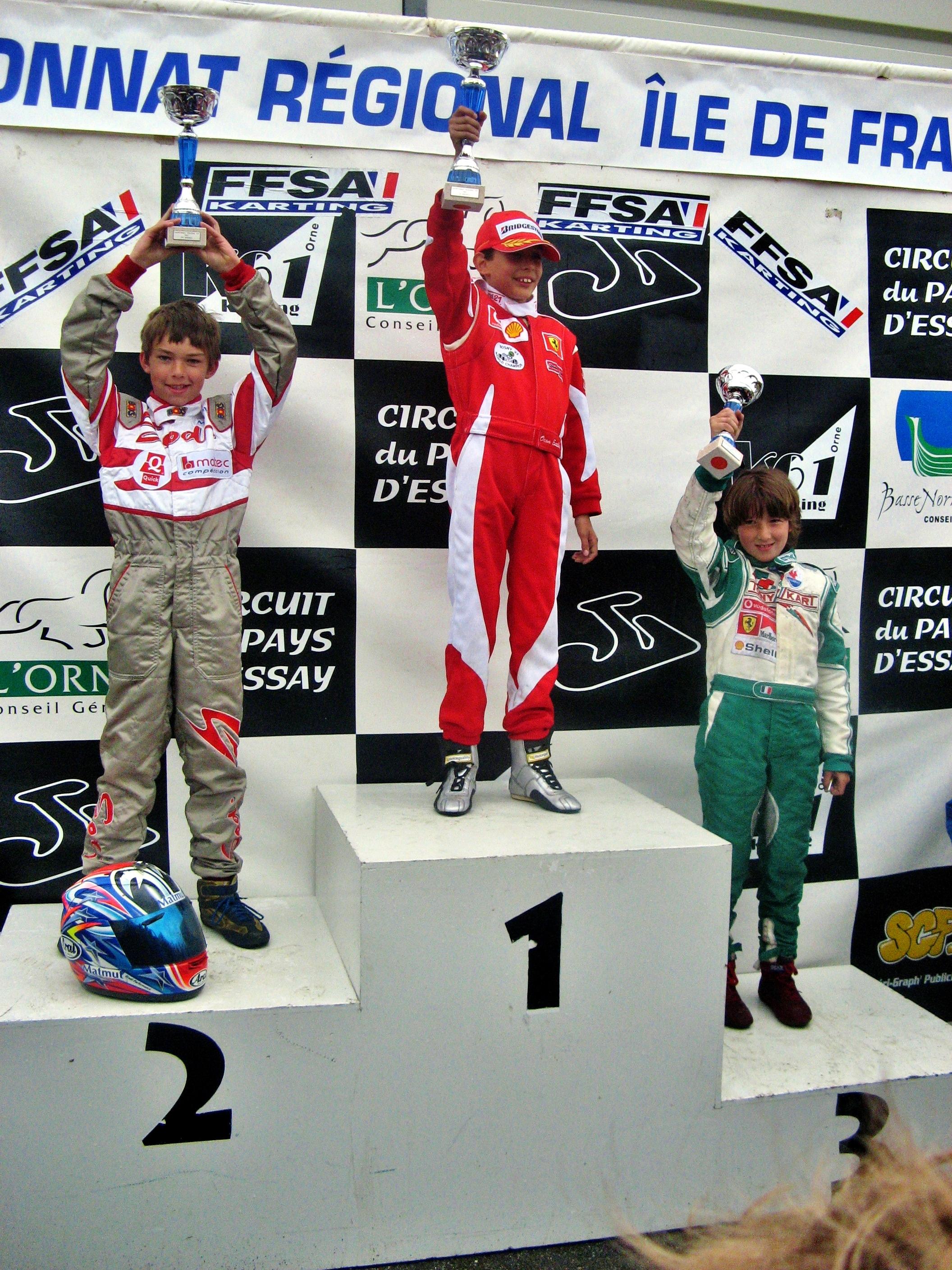 A young Pierre Gasly shares a podium with his friend Esteban r/formula1