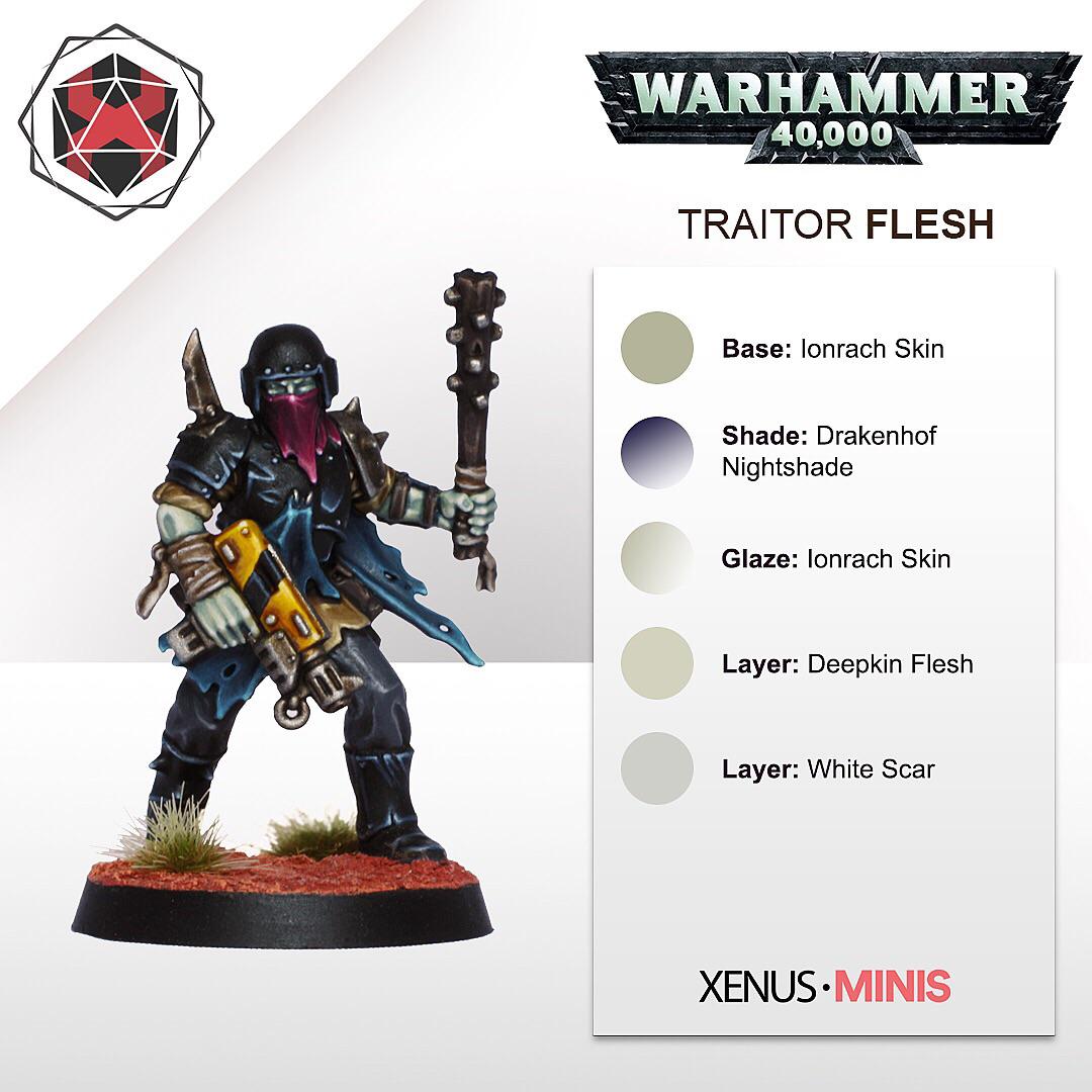 Quick guide on how to paint a pallid flesh tone that’s perfect for