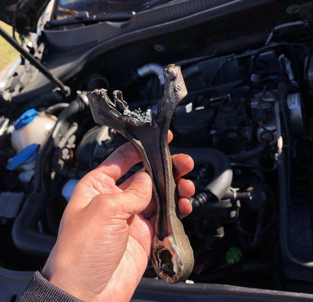 This came out of my engine on the way to work today. What is it? It