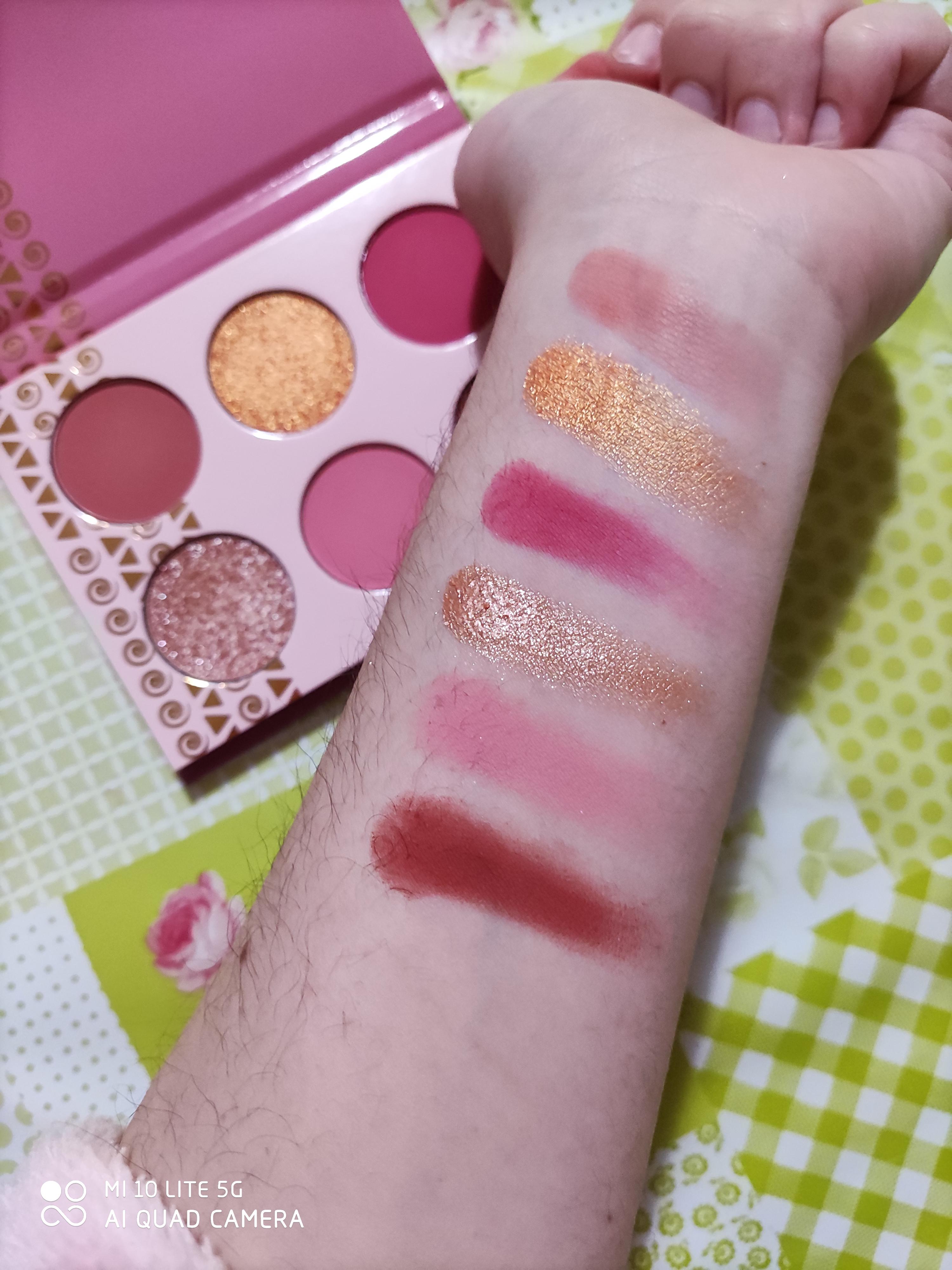 juvia's place the blushed rose eyeshadow palette r/swatchitforme