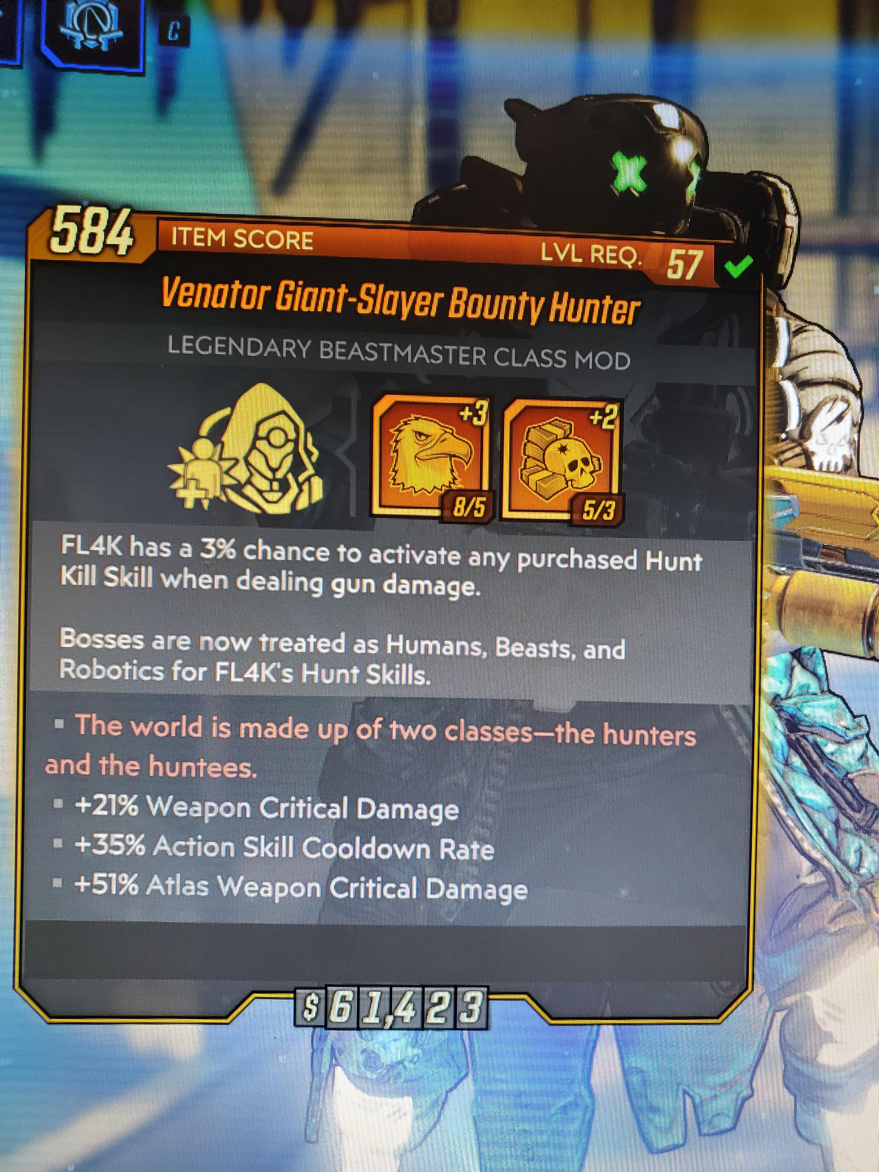 Is this the best class mod I can hope for? Fade away fl4k with opq. r