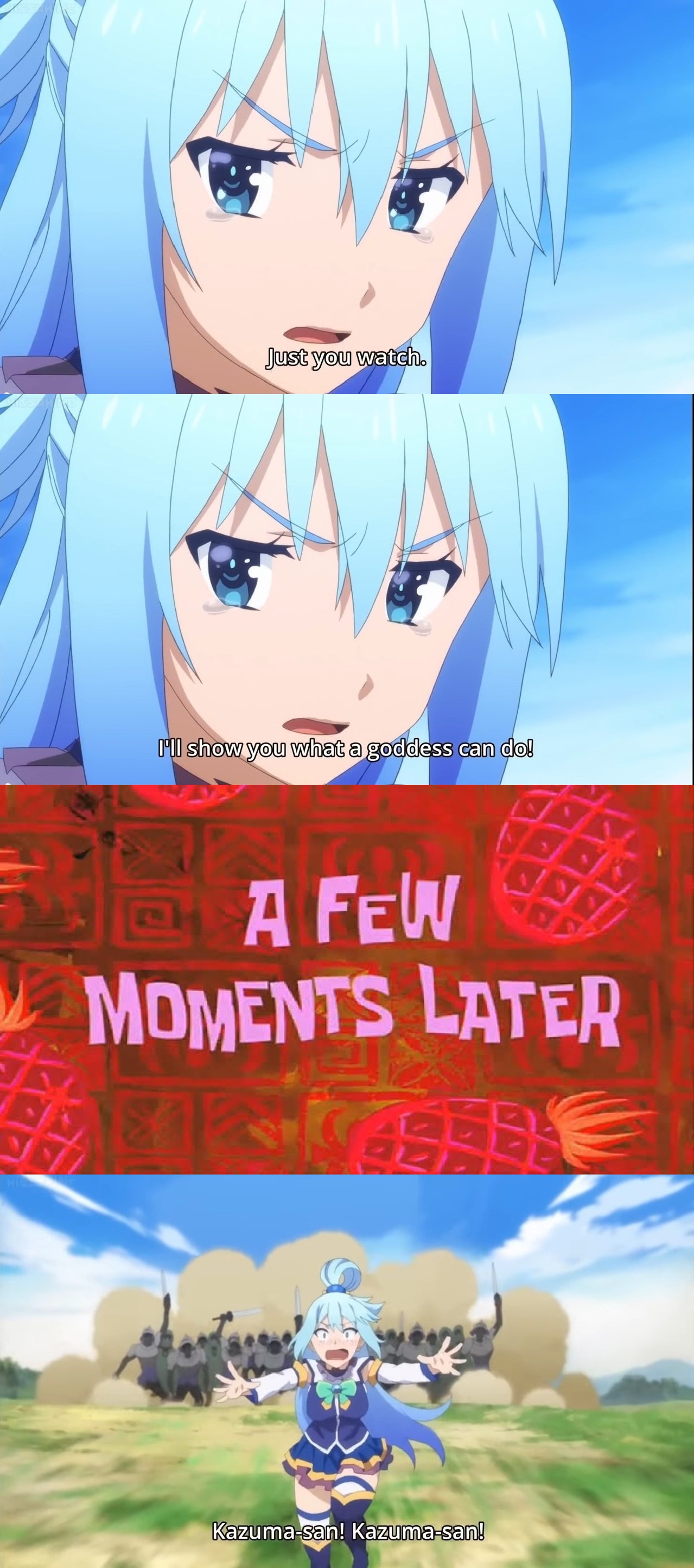 Konosuba Not Useless Goddess Aqua Unsplassh