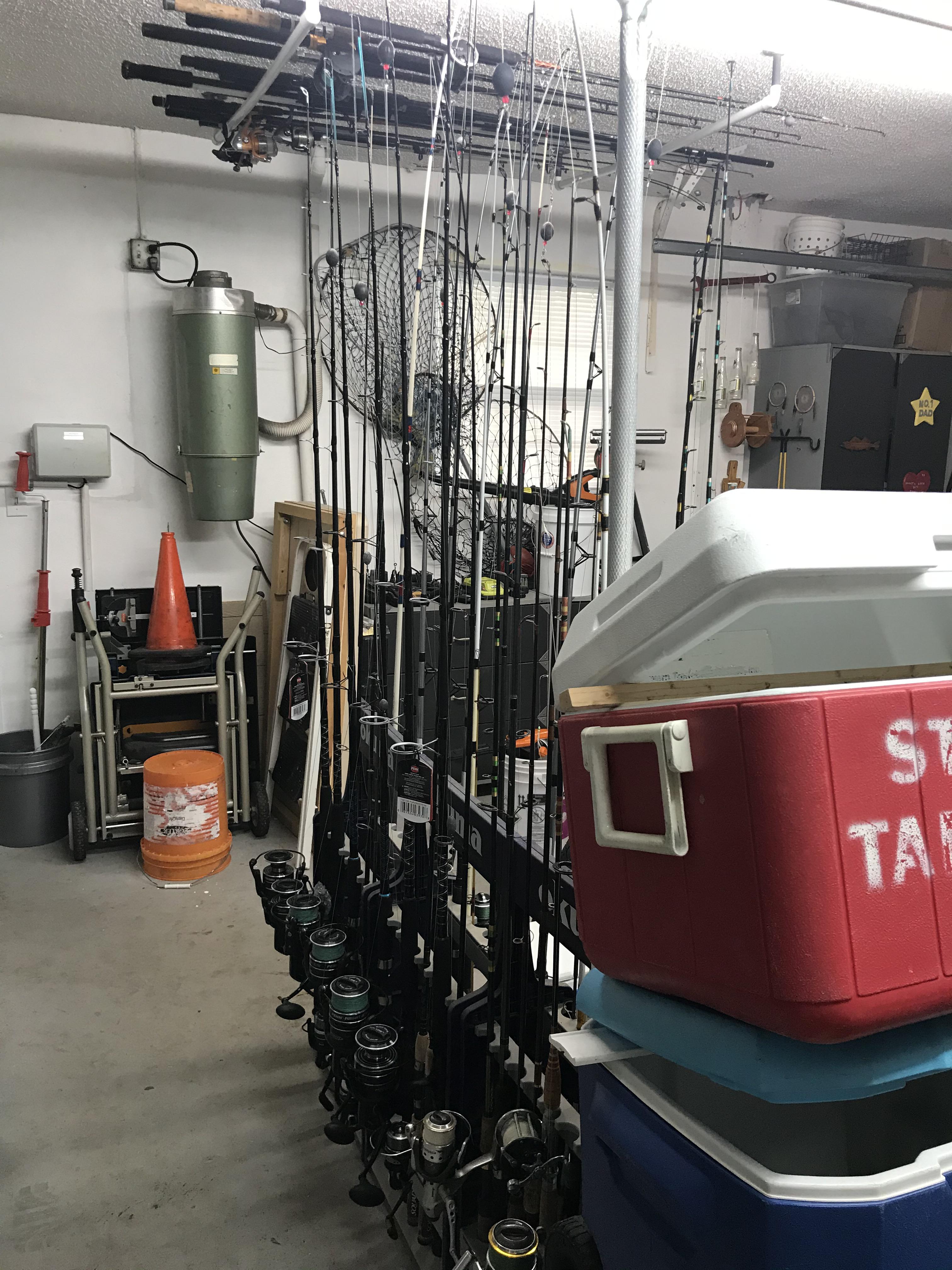 My Rod and Reel inventory. Surf, boat, piers, bridges, freshwater and