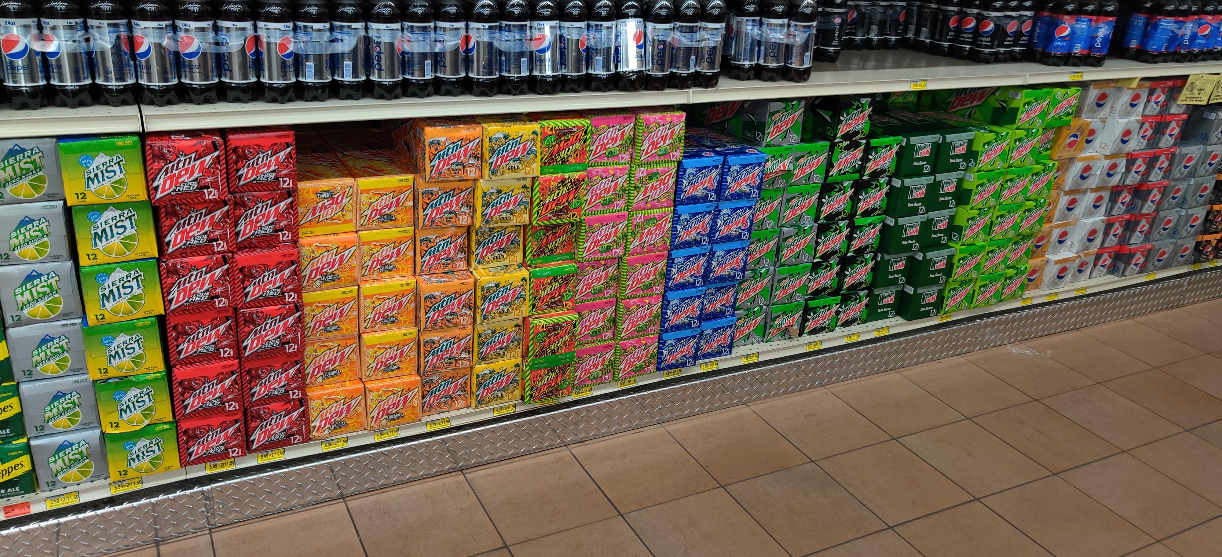 A beautiful selection. Woodman's Lakemoor, IL mountaindew