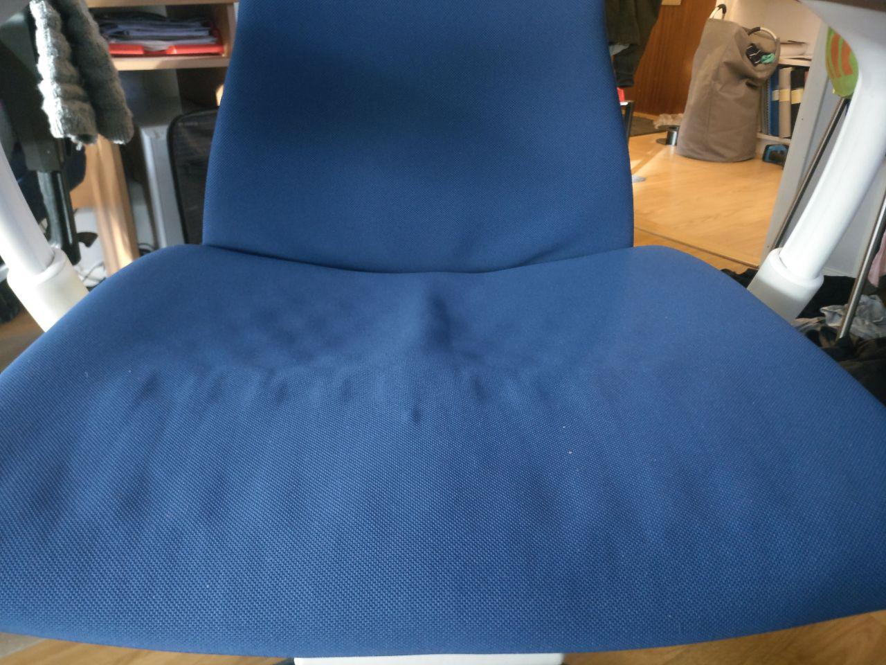 Herman miller refurbished embody seat after 1 week of use. r/hermanmiller