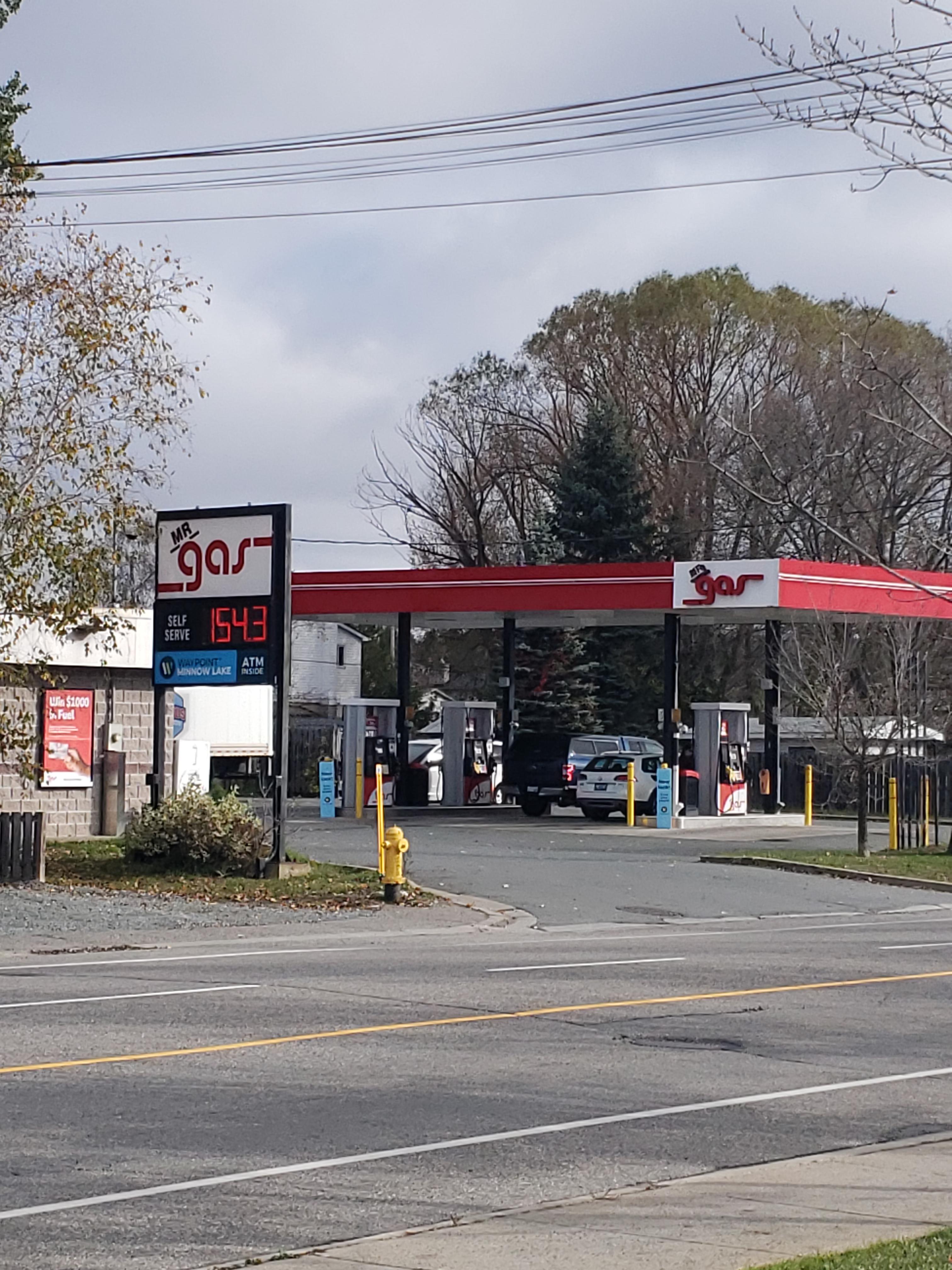 Gas prices in the North. r/ontario
