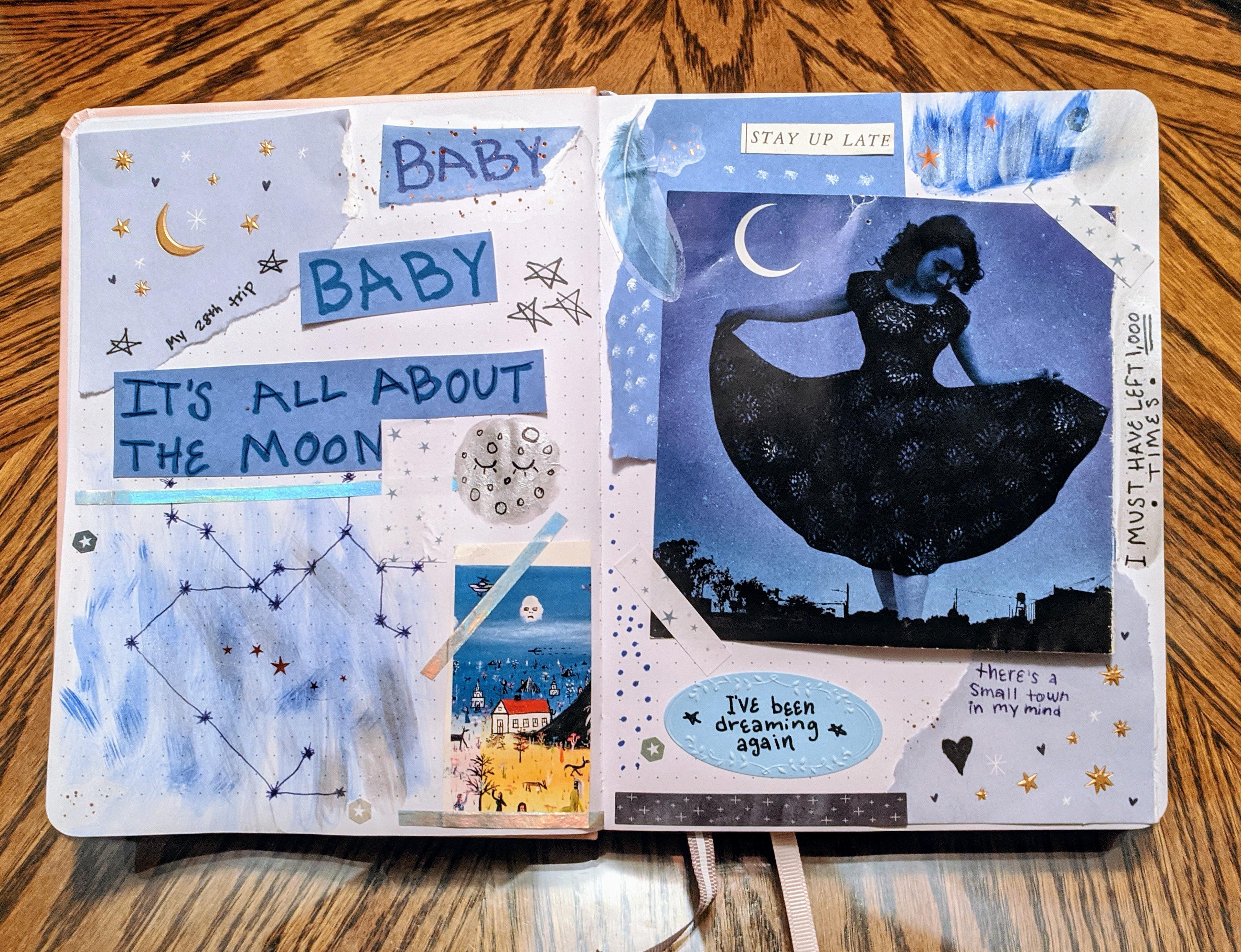 My first art journal entry r/ArtJournaling