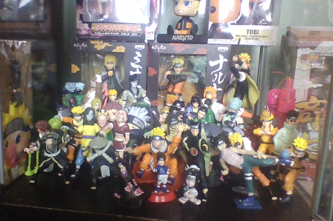 my collection of Naruto action figures. been collecting these since