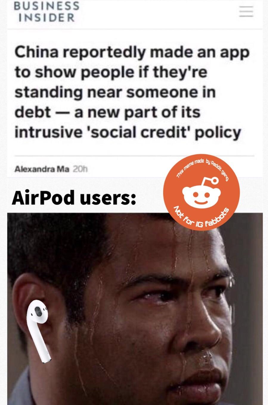 I Don T Speak Broke Airpods Meme Meme Walls