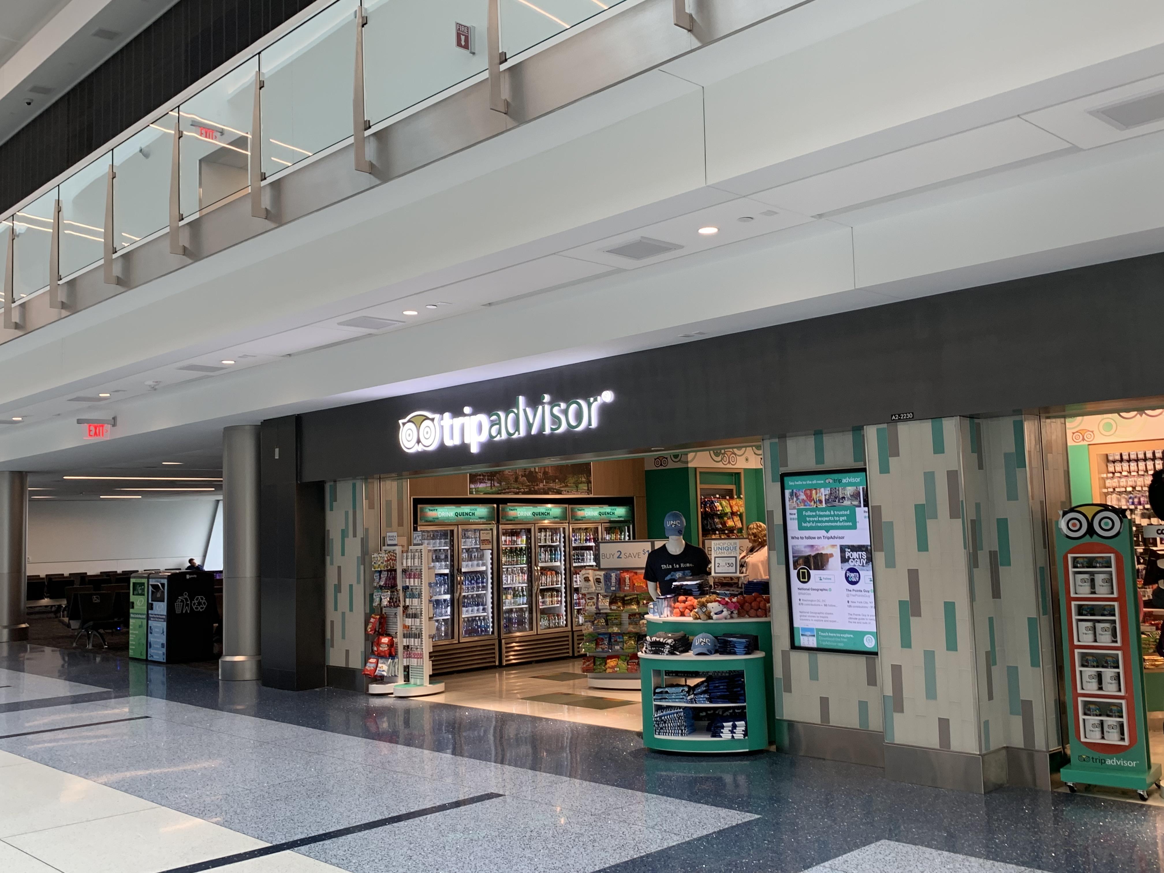 Trip advisor has brick and mortar stores in some places...I had no idea