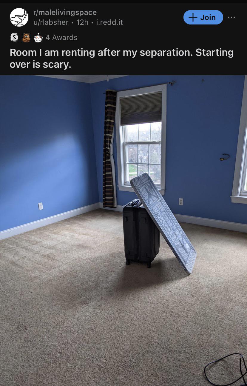 My wife left me, here's my new apartment reddit! r/redditmoment
