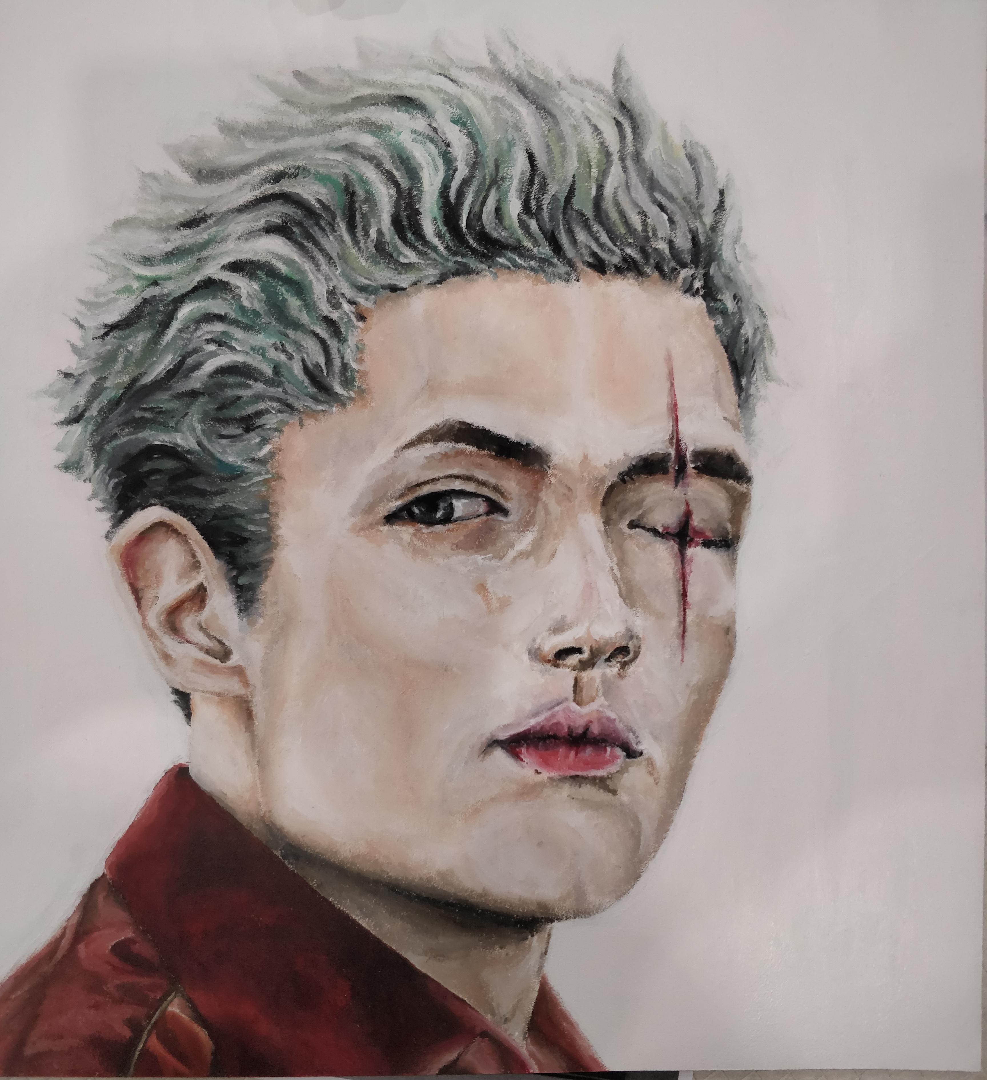 Zoro painting I did OnePiece