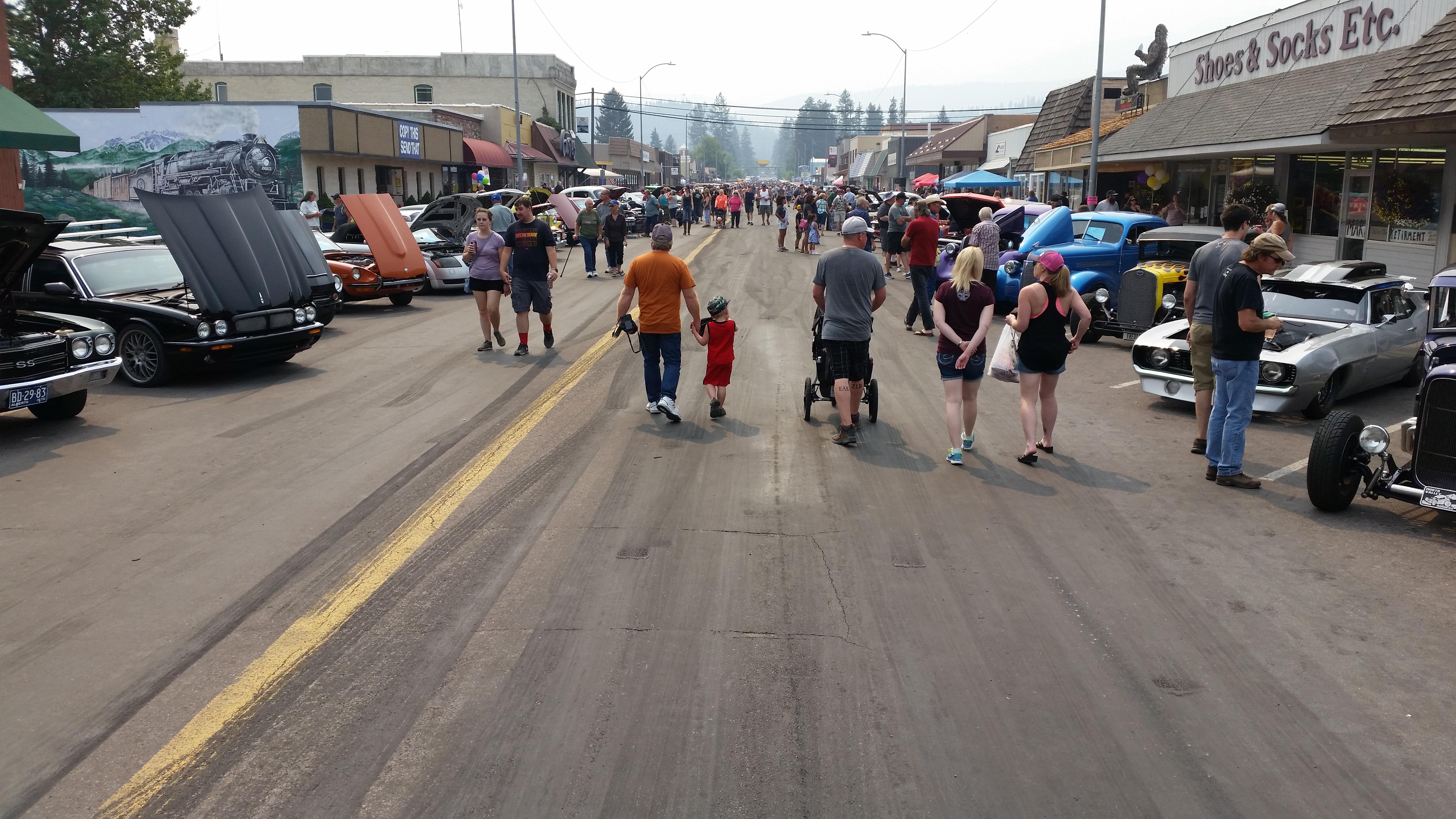 It was a smokey weekend, but another great car show in Libby. Ignite