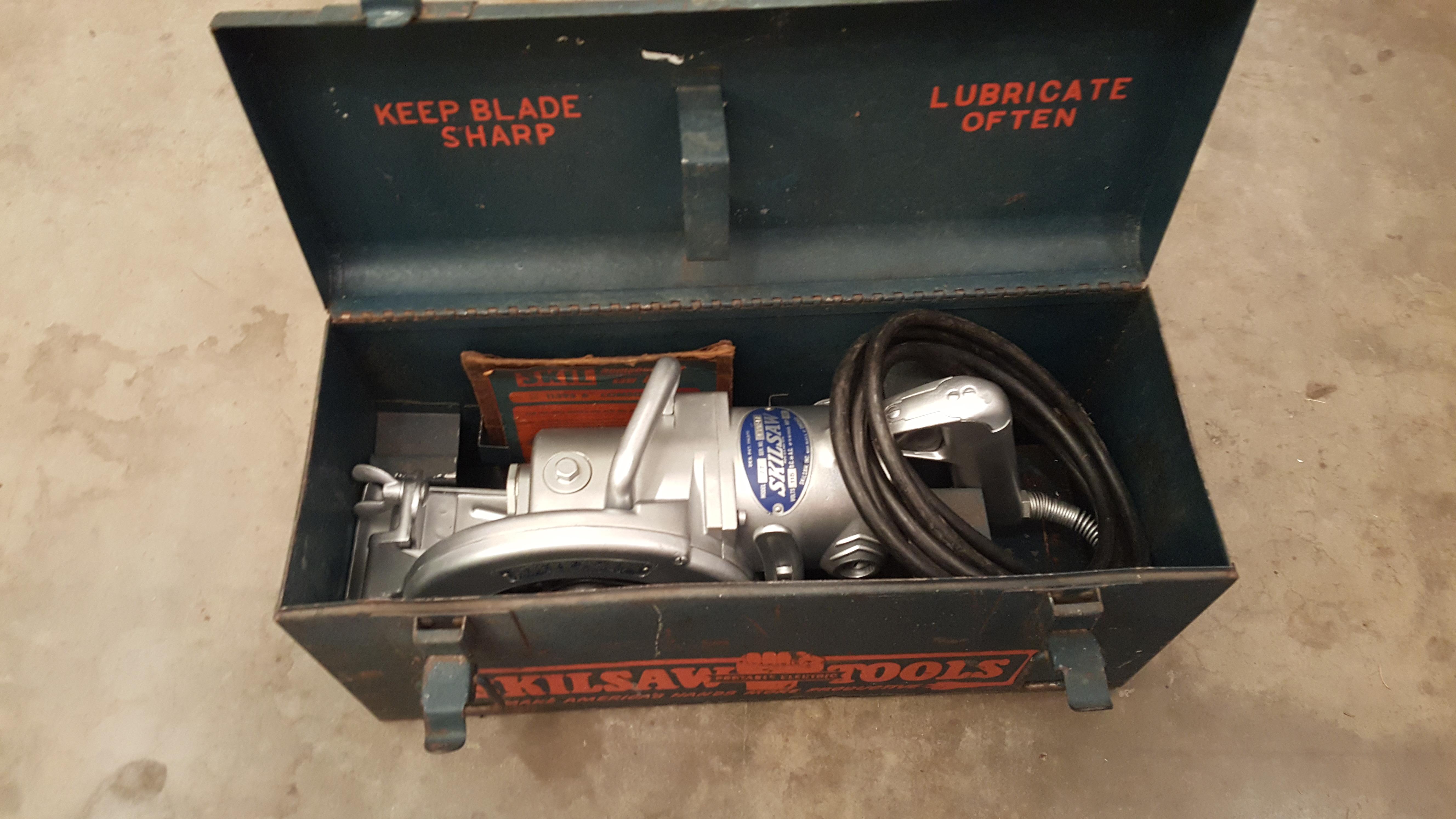 Restored vintage Skil 77 7-1/4" wormdrive saw : r/NewAgain