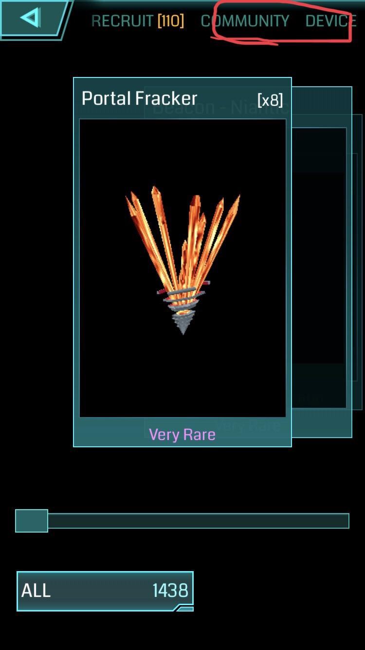Passcodes removed from scanner? Ingress