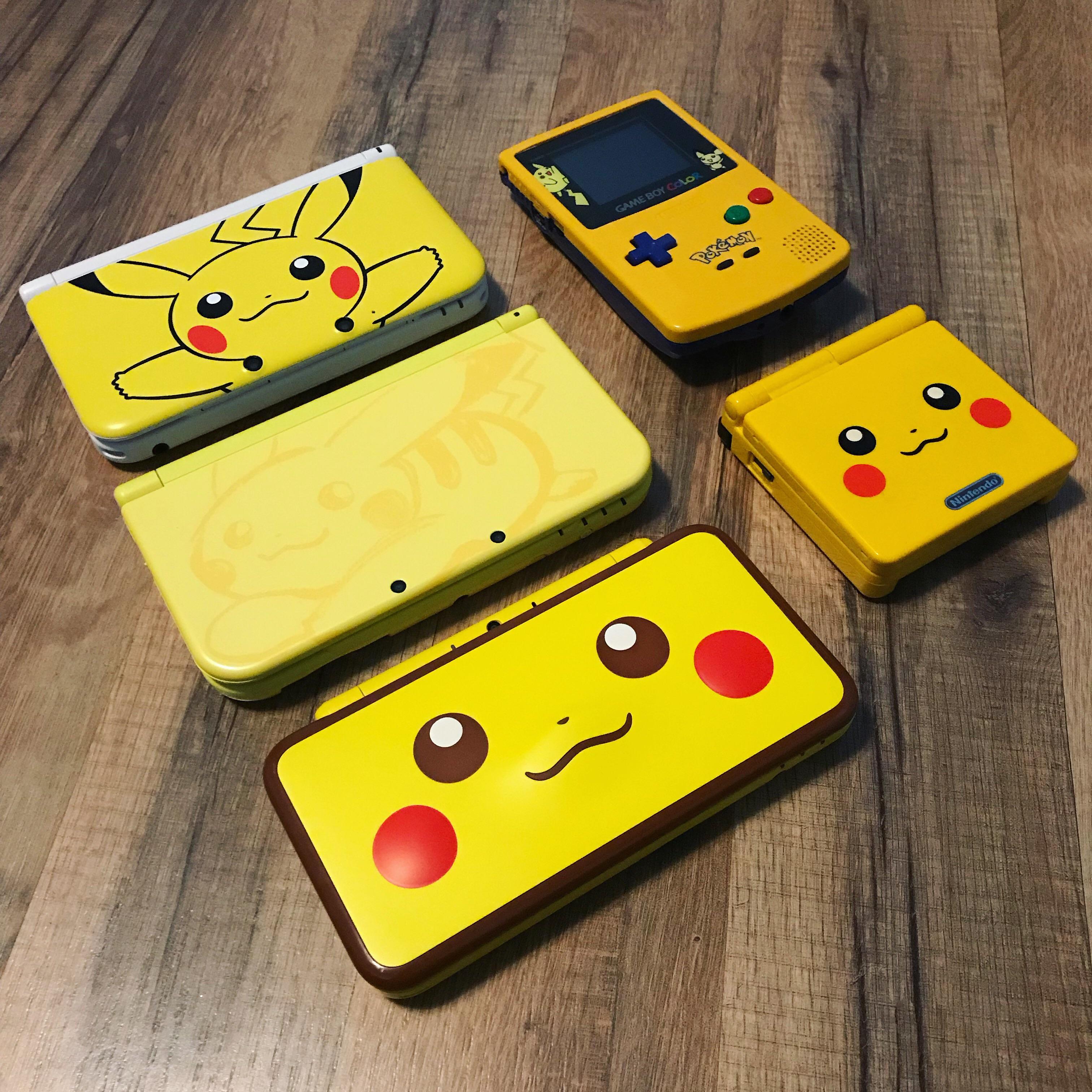My Pikachu 3DS/Gameboy collection! r/gaming