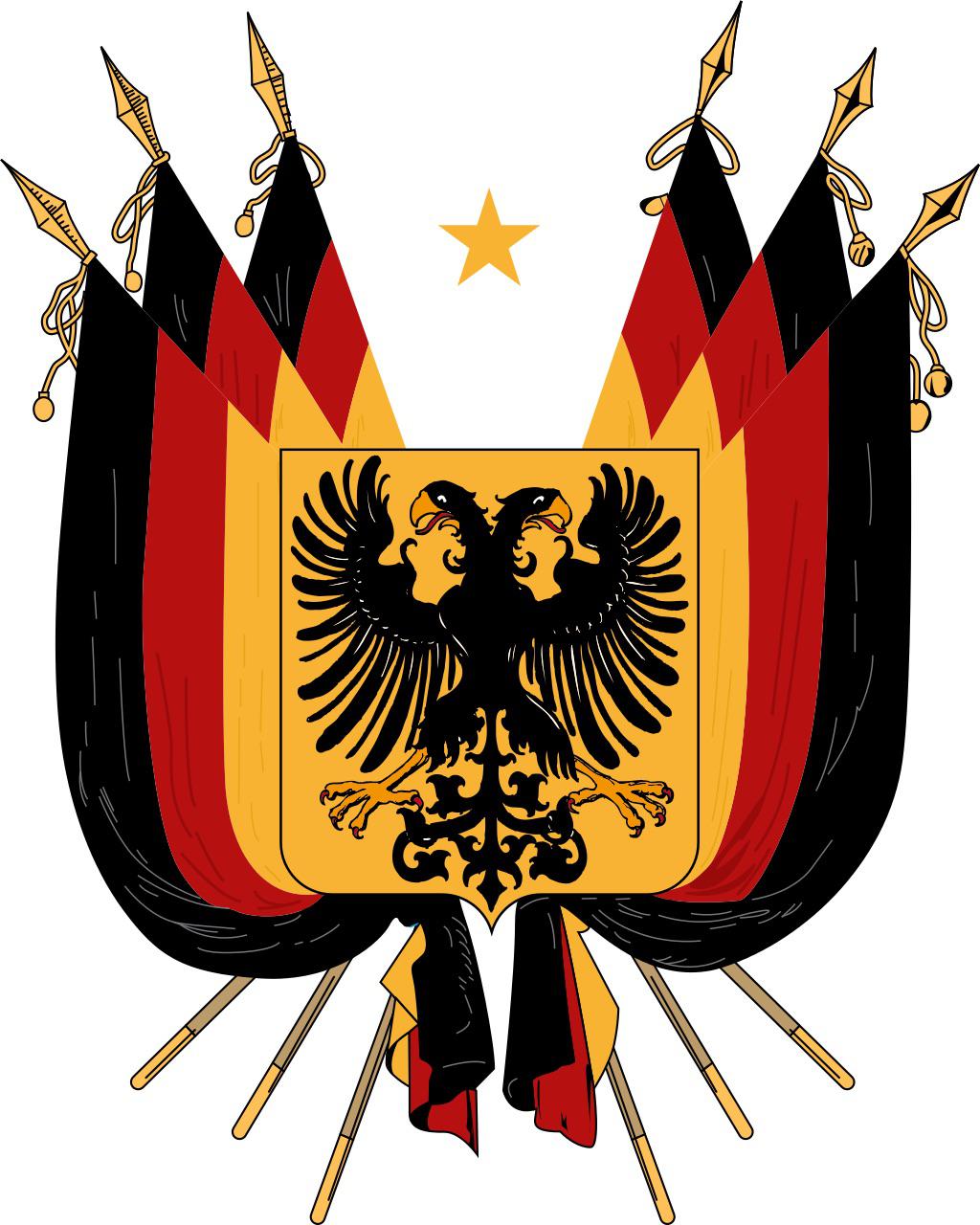 Coat of arms of the shortlived German Empire 1848/49 r/heraldry