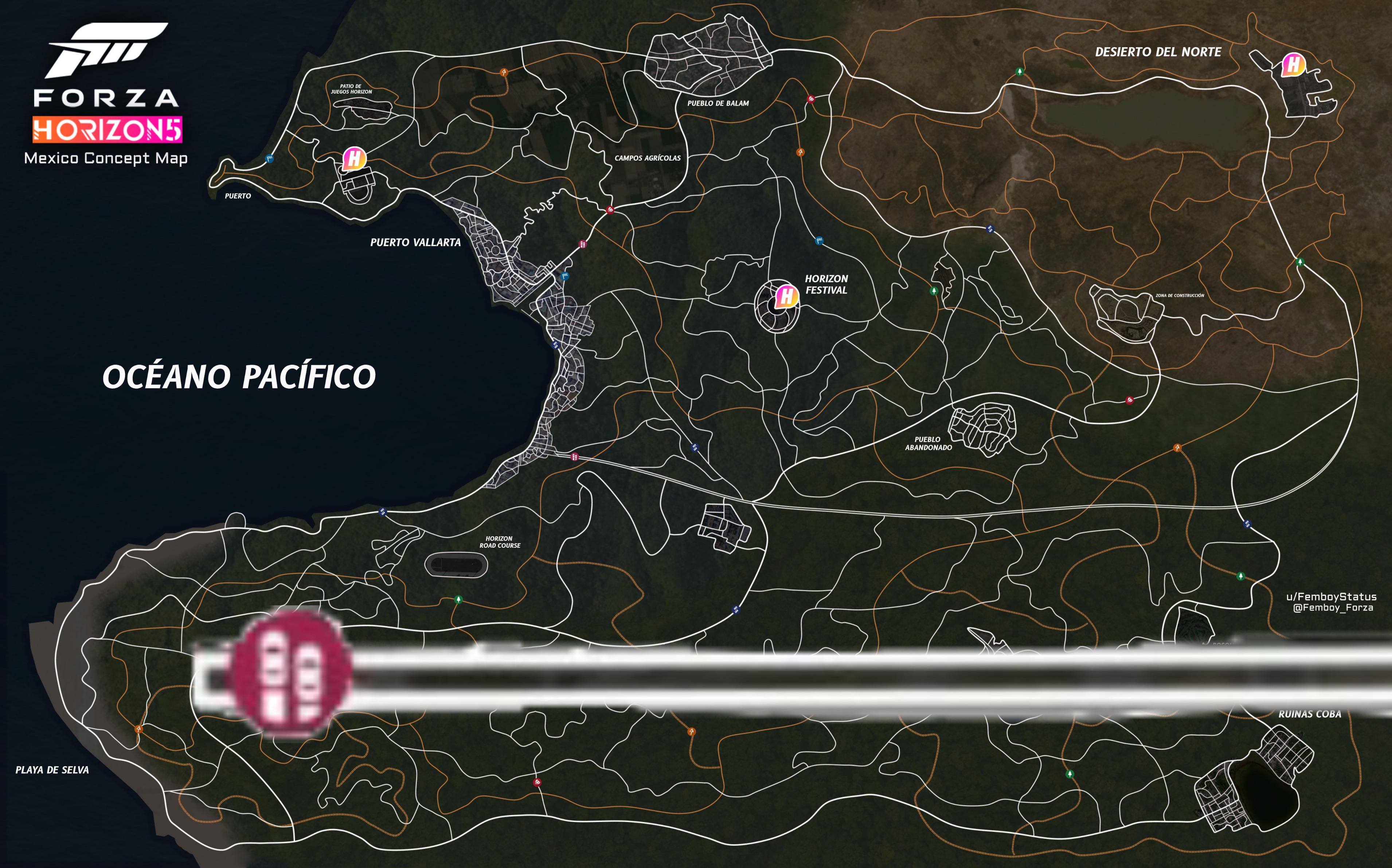 How I hope the FH5 map will look. r/ForzaHorizon