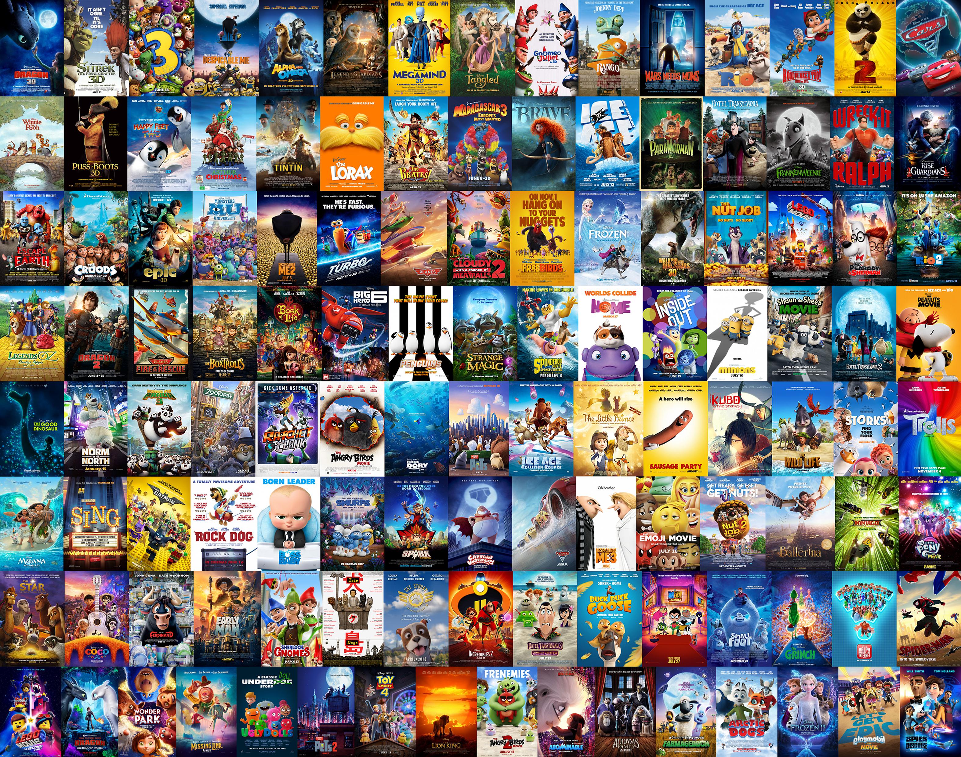 Every 2010s Animated Film r/cartoons