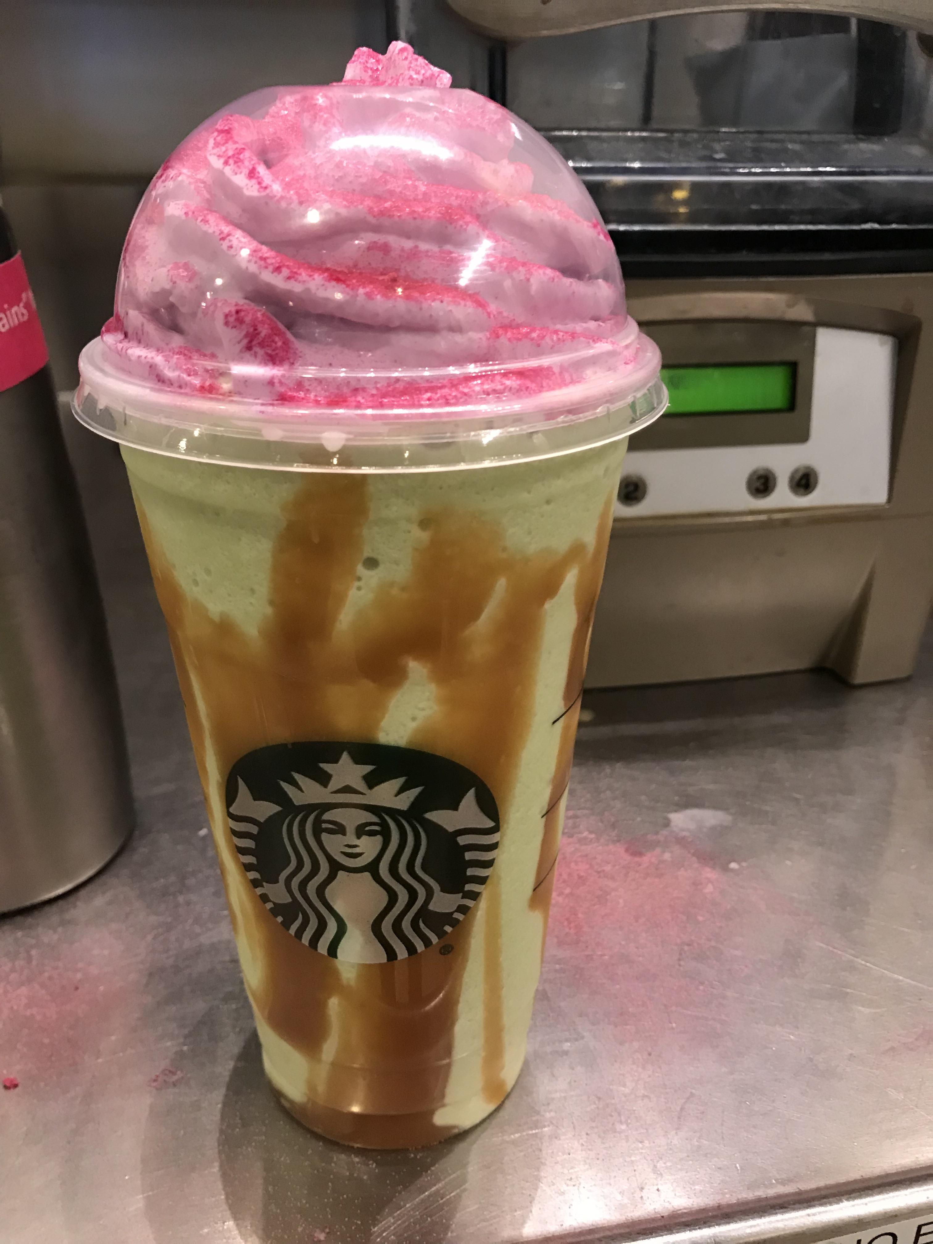 Zombie Frappuccino with Caramel! r/starbucks