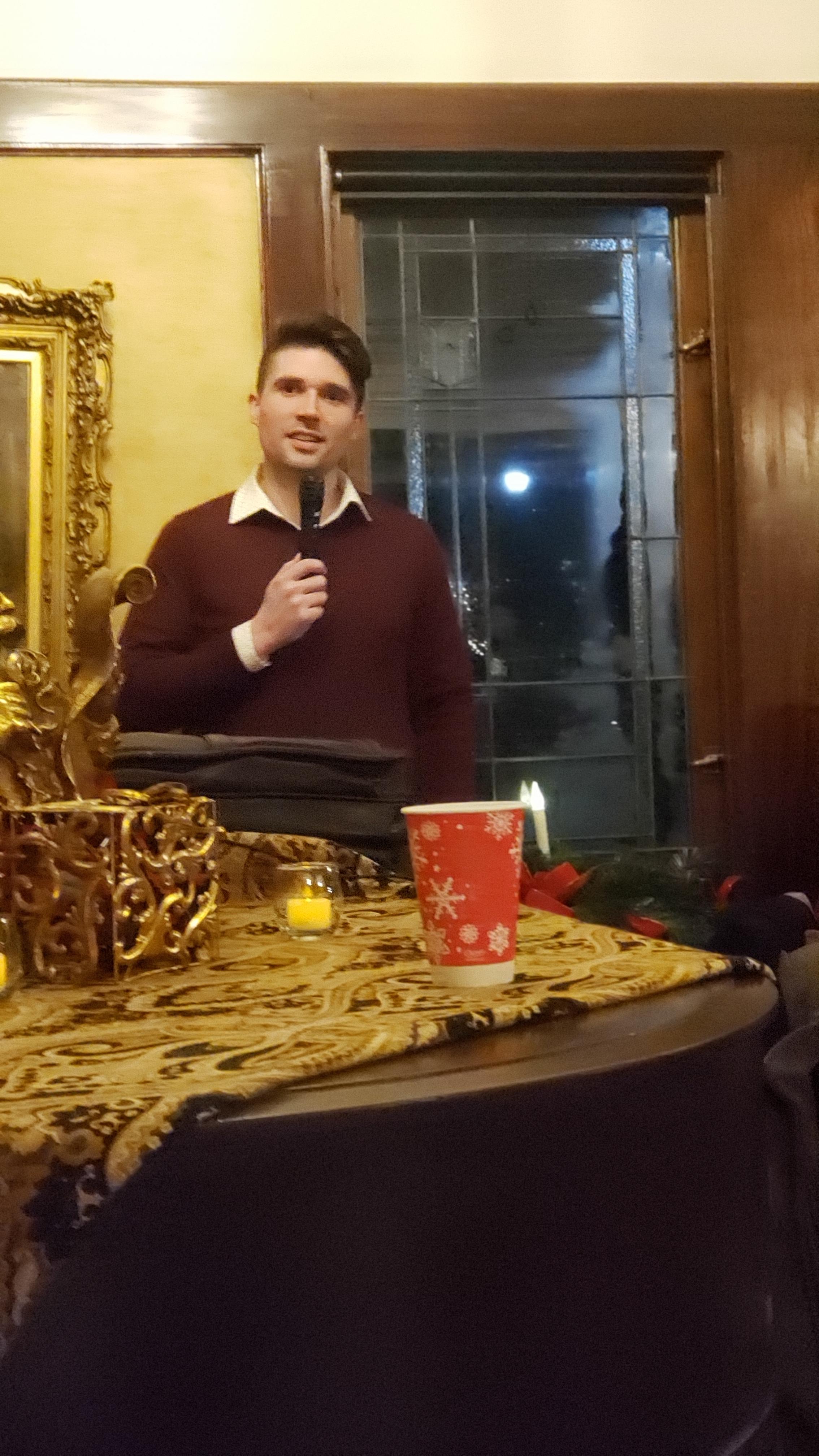 My incredibly shy husband gave a speech at our wedding reception last