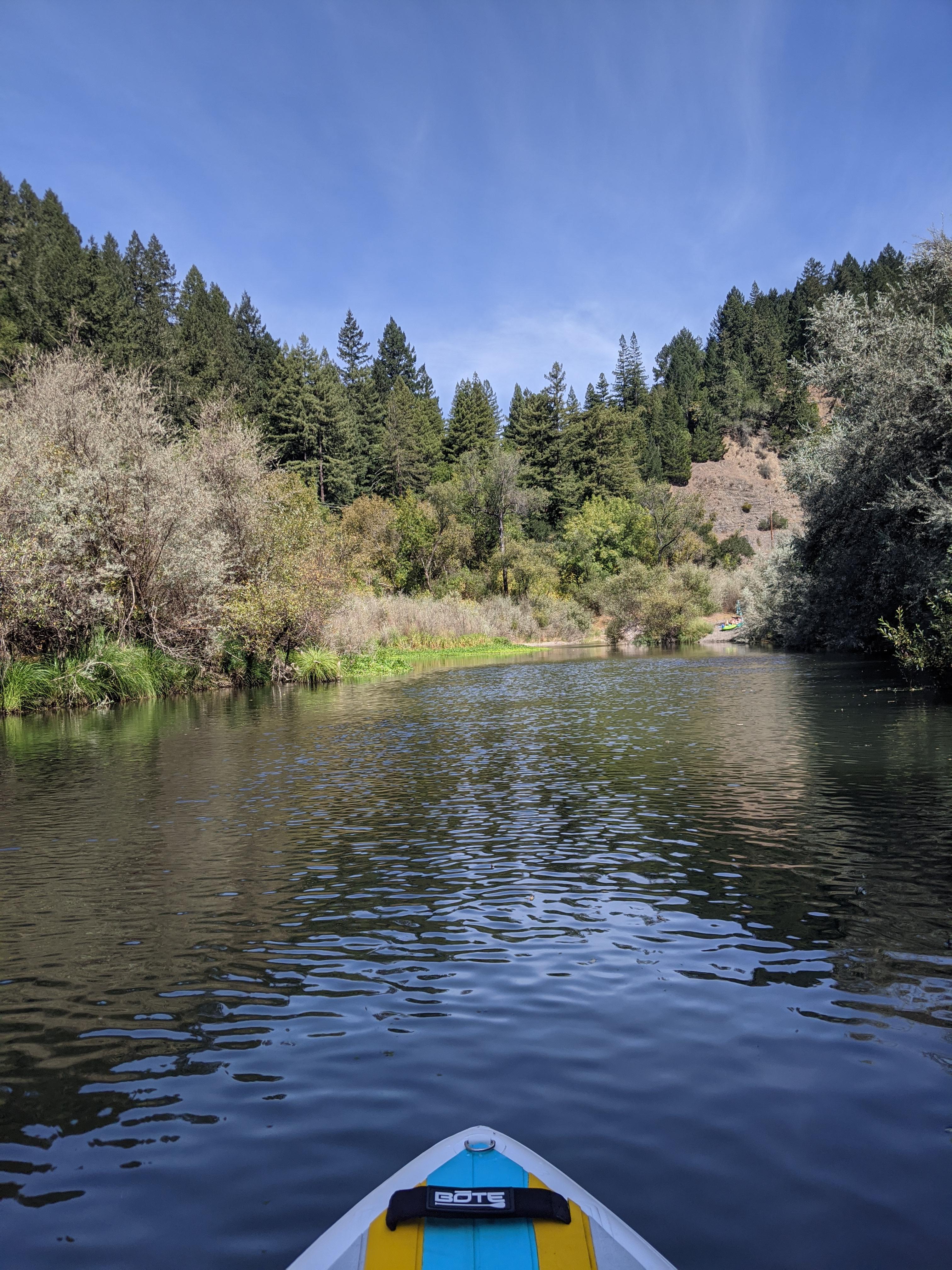 Russian River near Guerneville, CA r/Sup