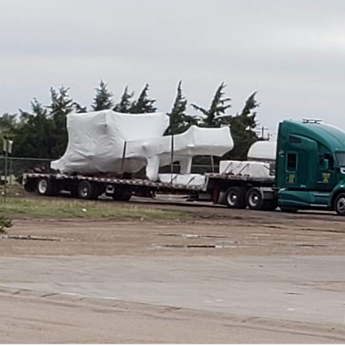 Truckload seen in Montezuma, KS Today. Any ideas what it’s carrying? Parked at Circle K parking
