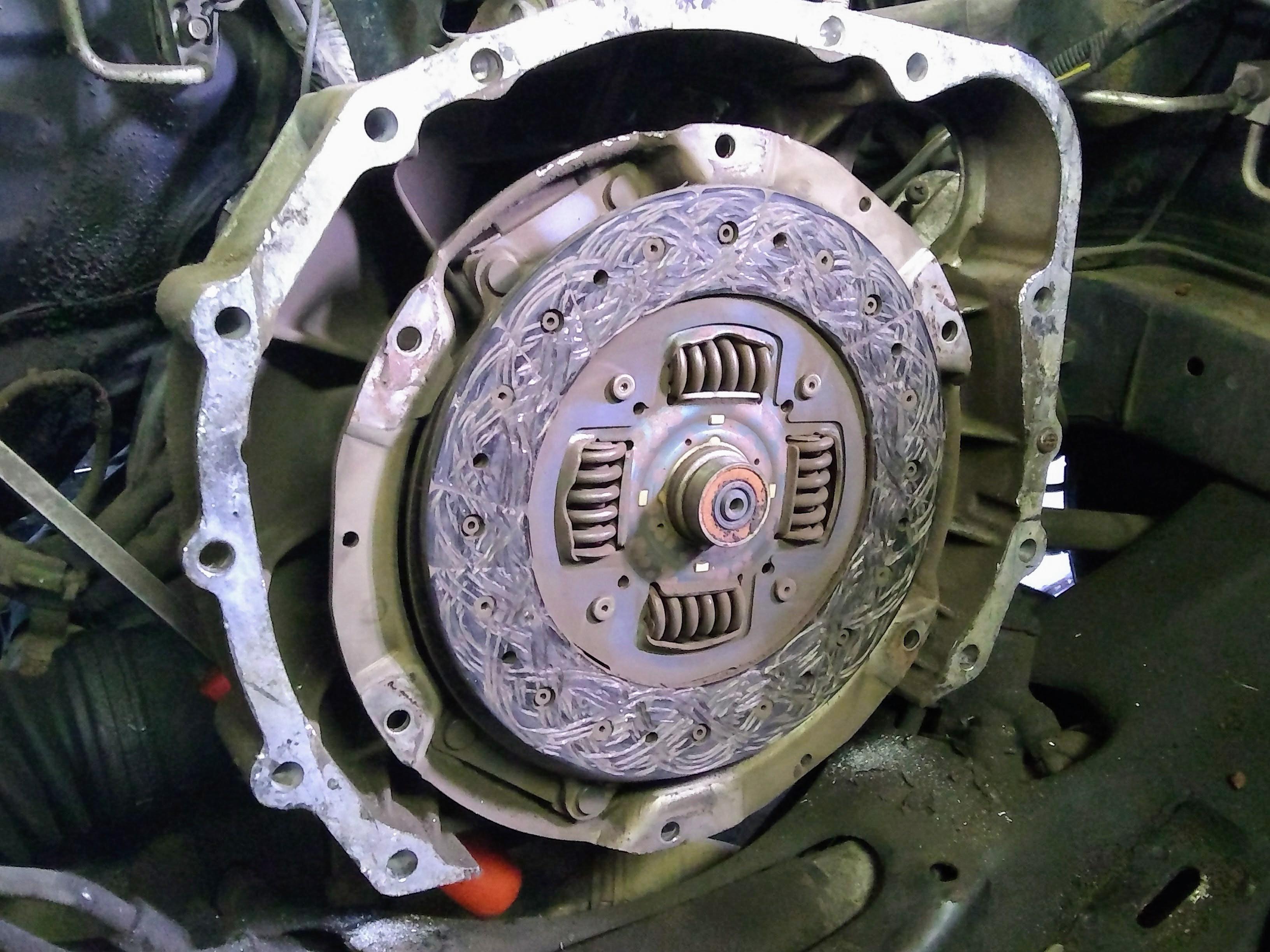 Subaru: pilot bearing seized on the input. This was a muthafkka to