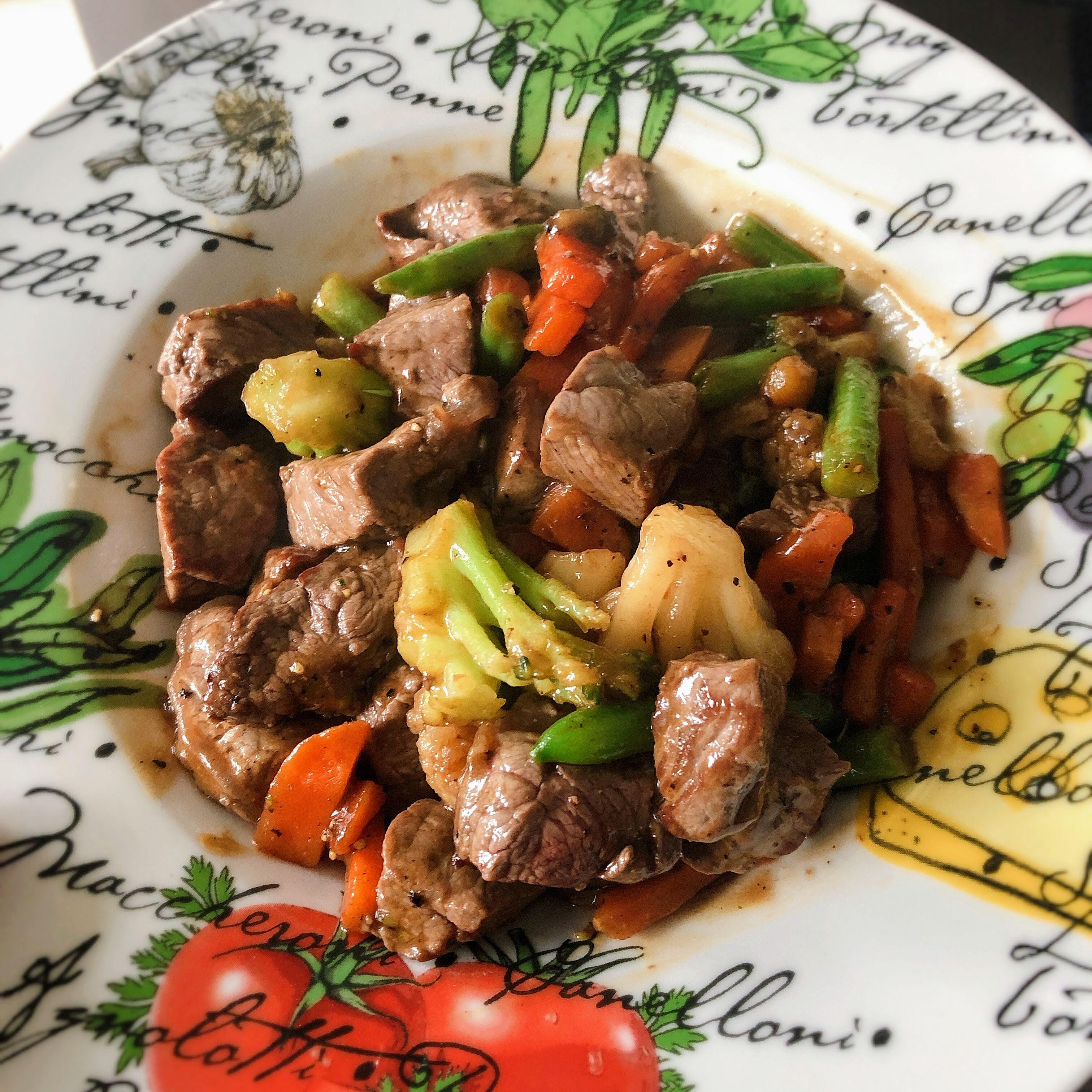 [Homemade] Stir fried Beef With Oyster Sauce r/food