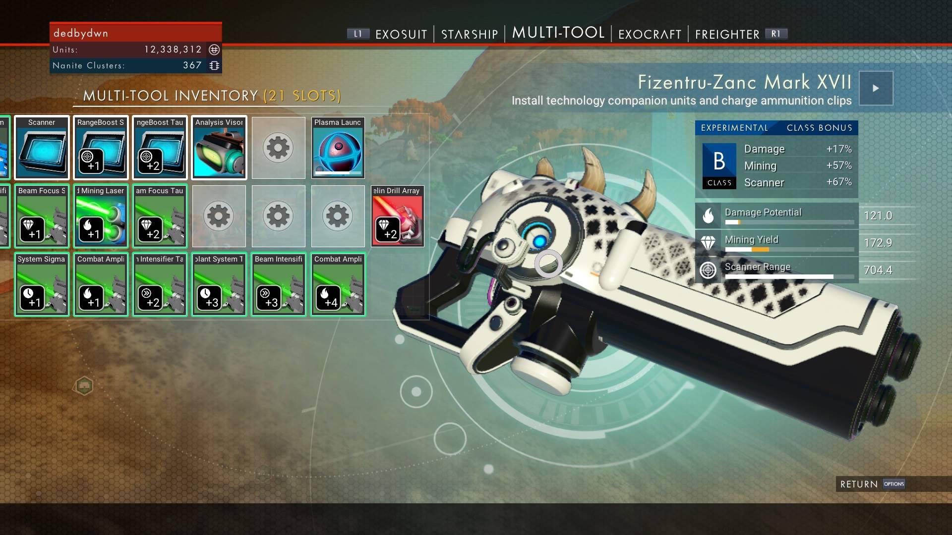 Hybrid Organic Experimental Multitool! r/NoMansSkyTheGame