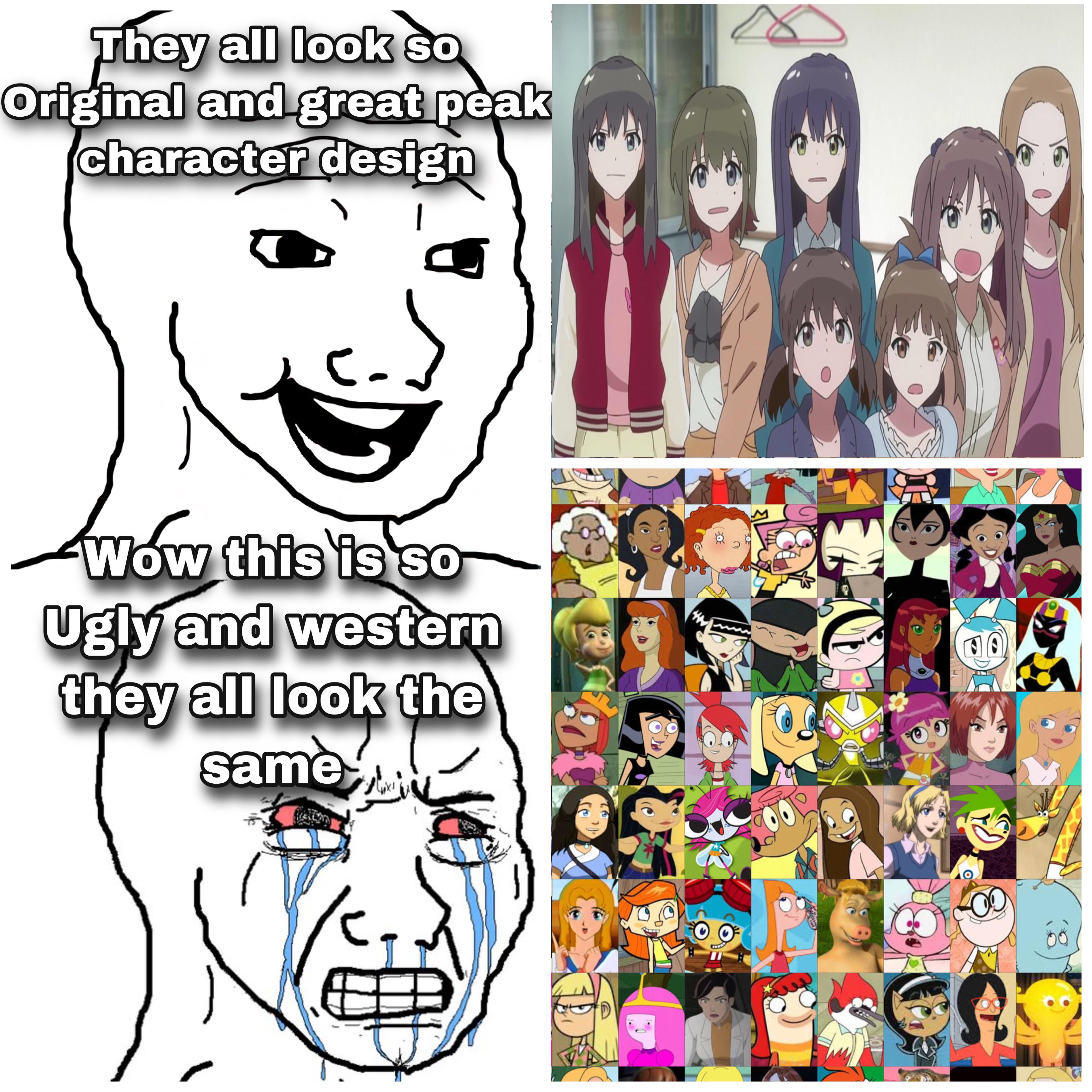 Obviously not all anime is like that but this is true lots of people
