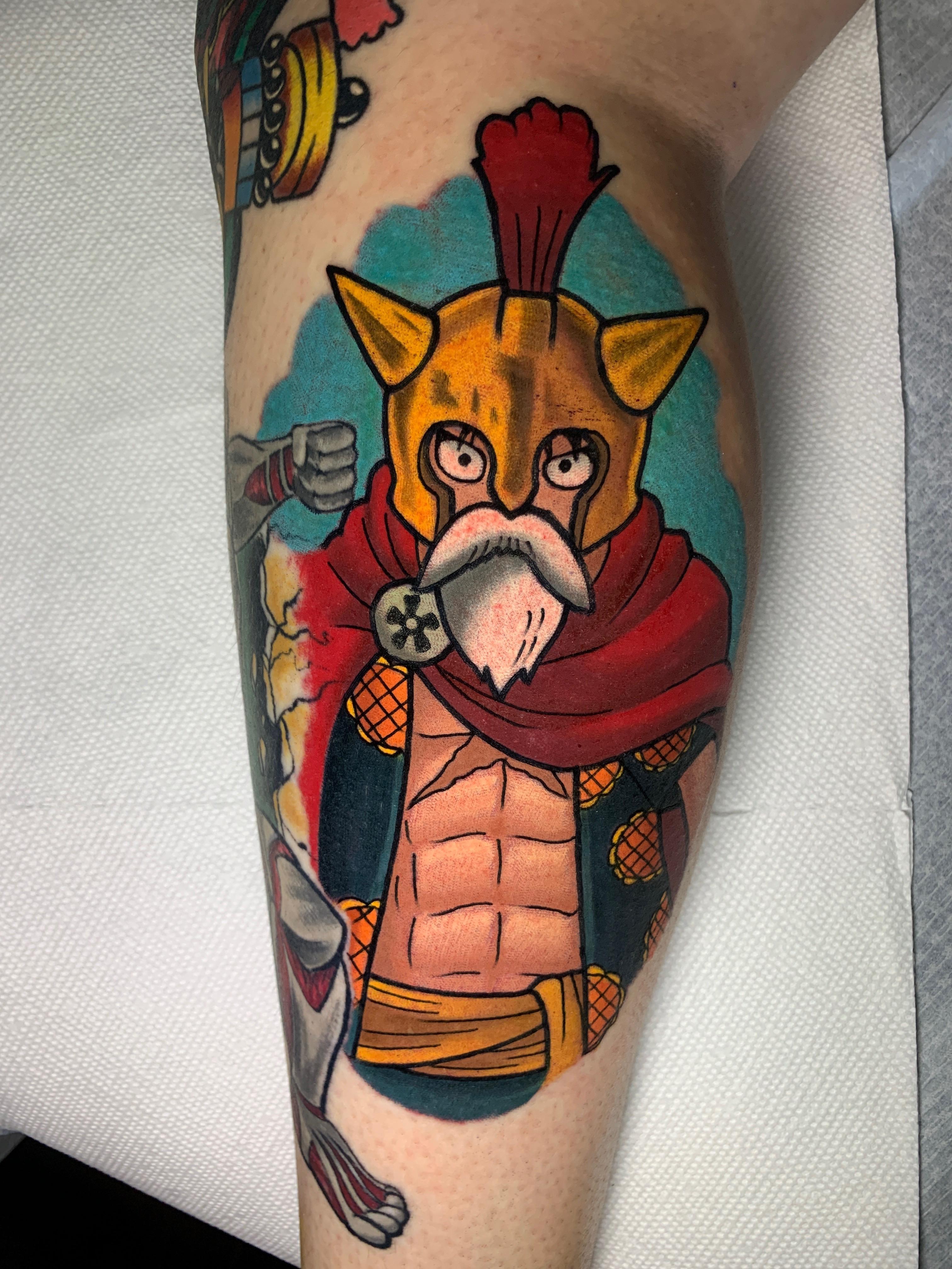 Got mysterious Lucy tattooed on me today! Done by Will