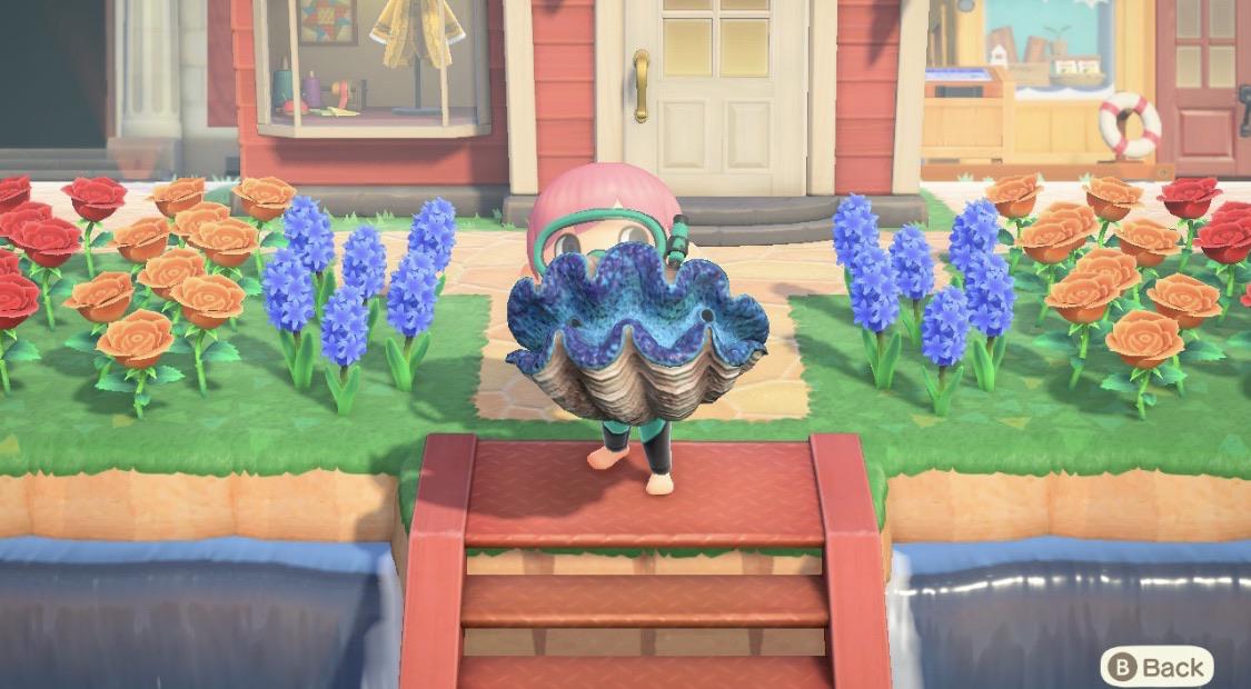 I pulled a mussel trying to get this clam r/AnimalCrossing