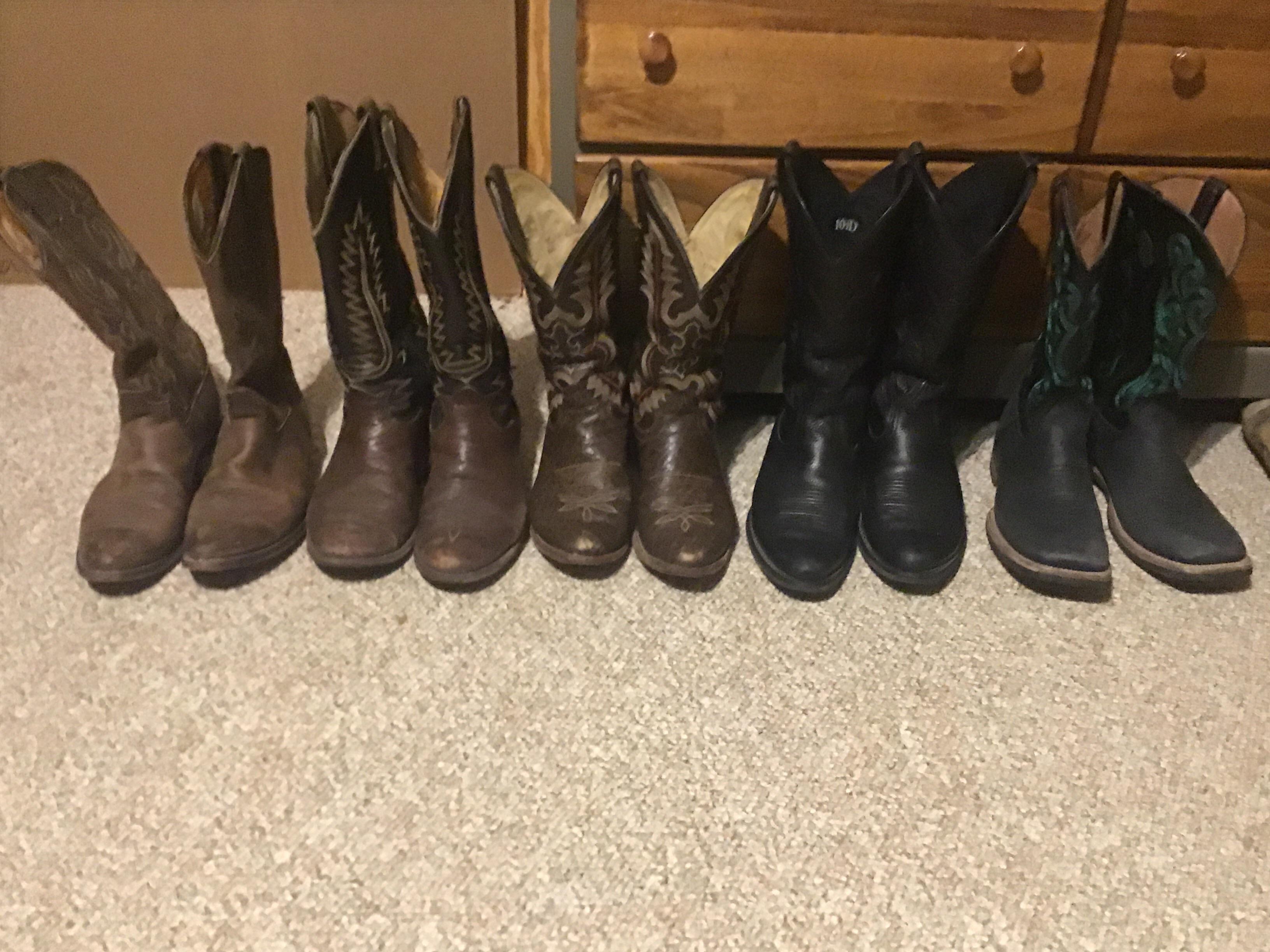 My collection of cowboy boots r/cowboyboots