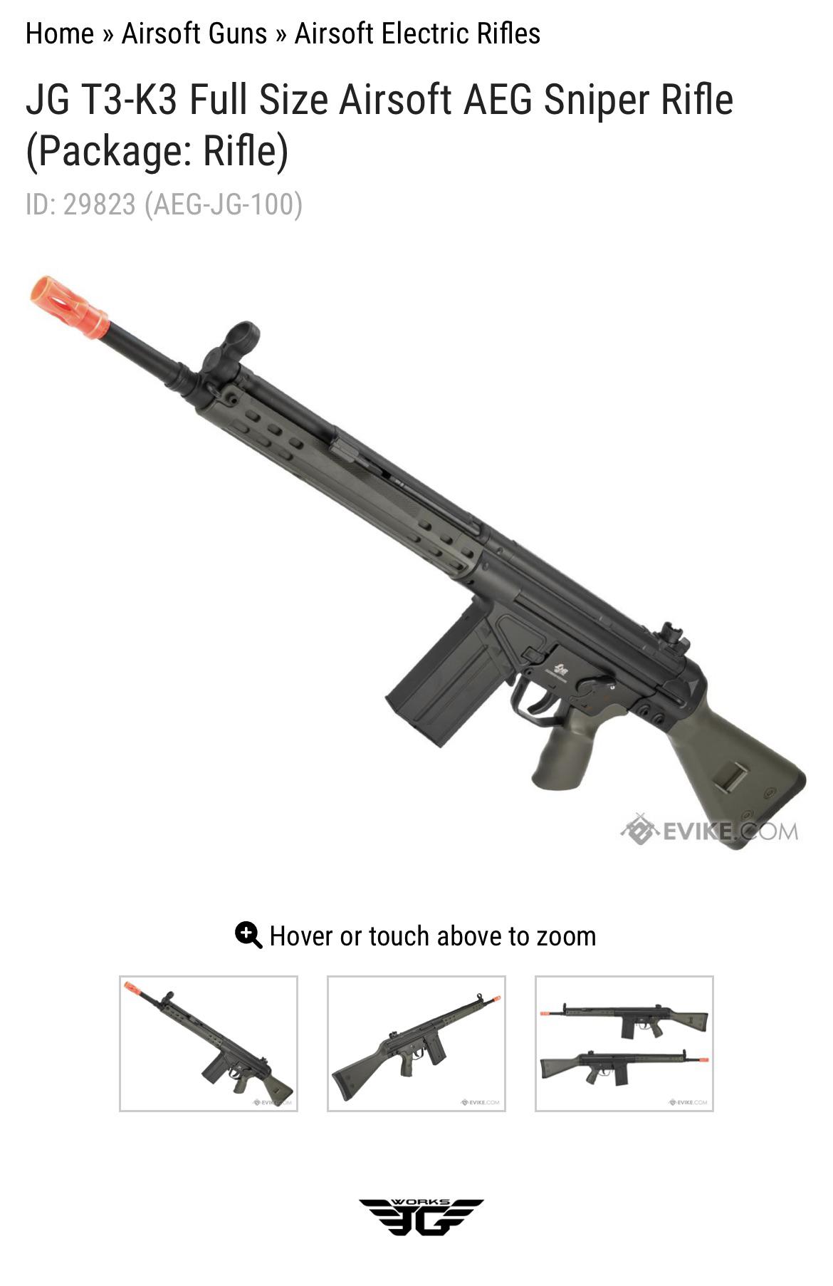 G3 Airsoft Gun