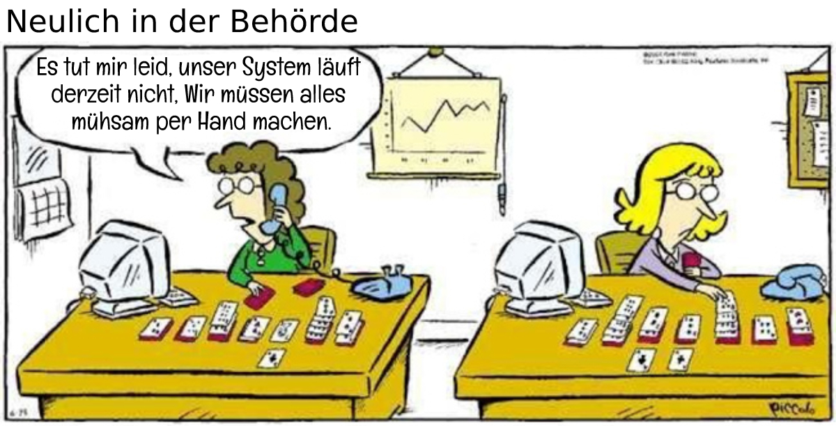 Beginnen wir eine ernste Frage mit einem platten Witz sind die