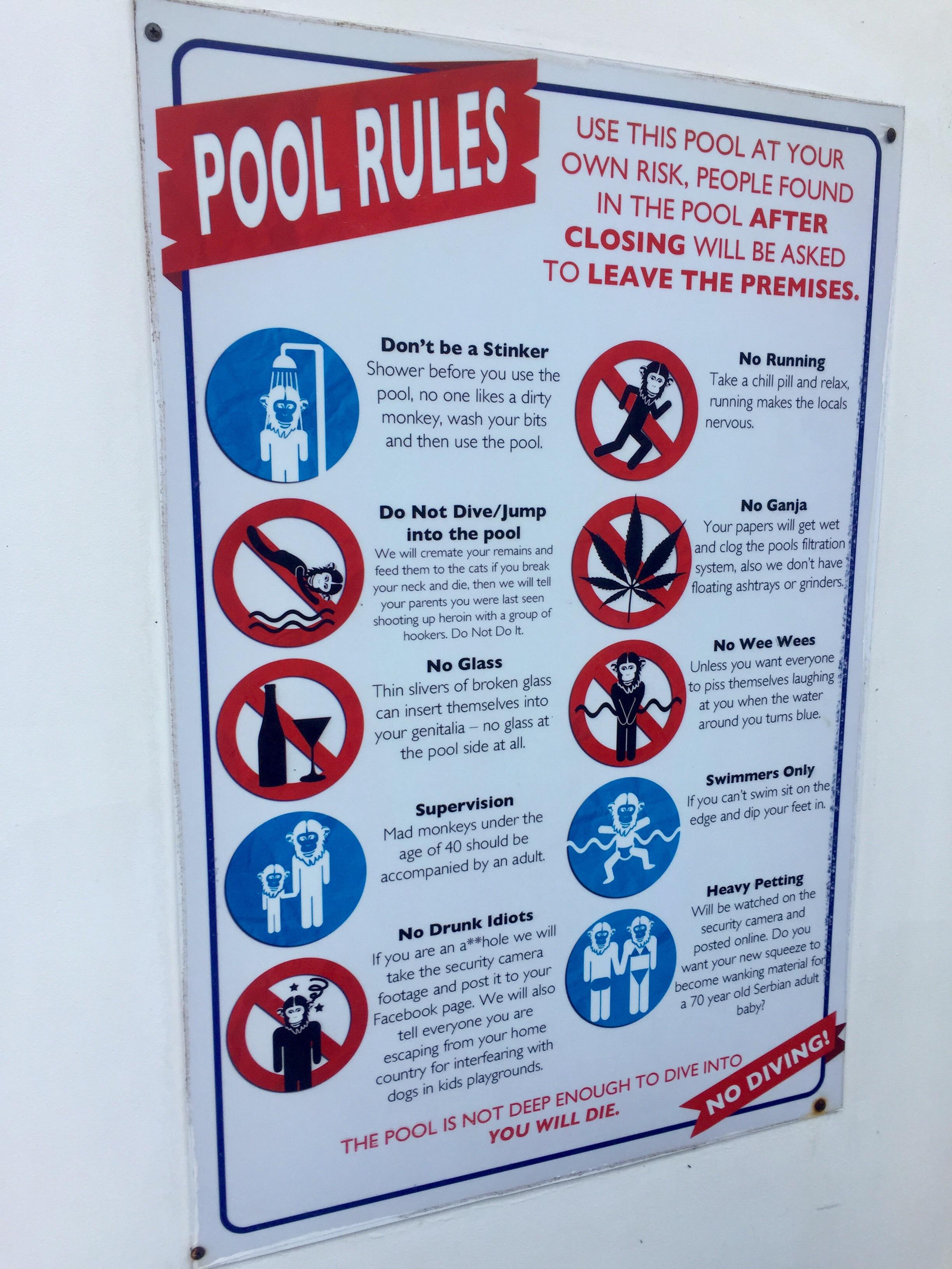 Cambodian pool rules we need to adopt in the US! r/funny