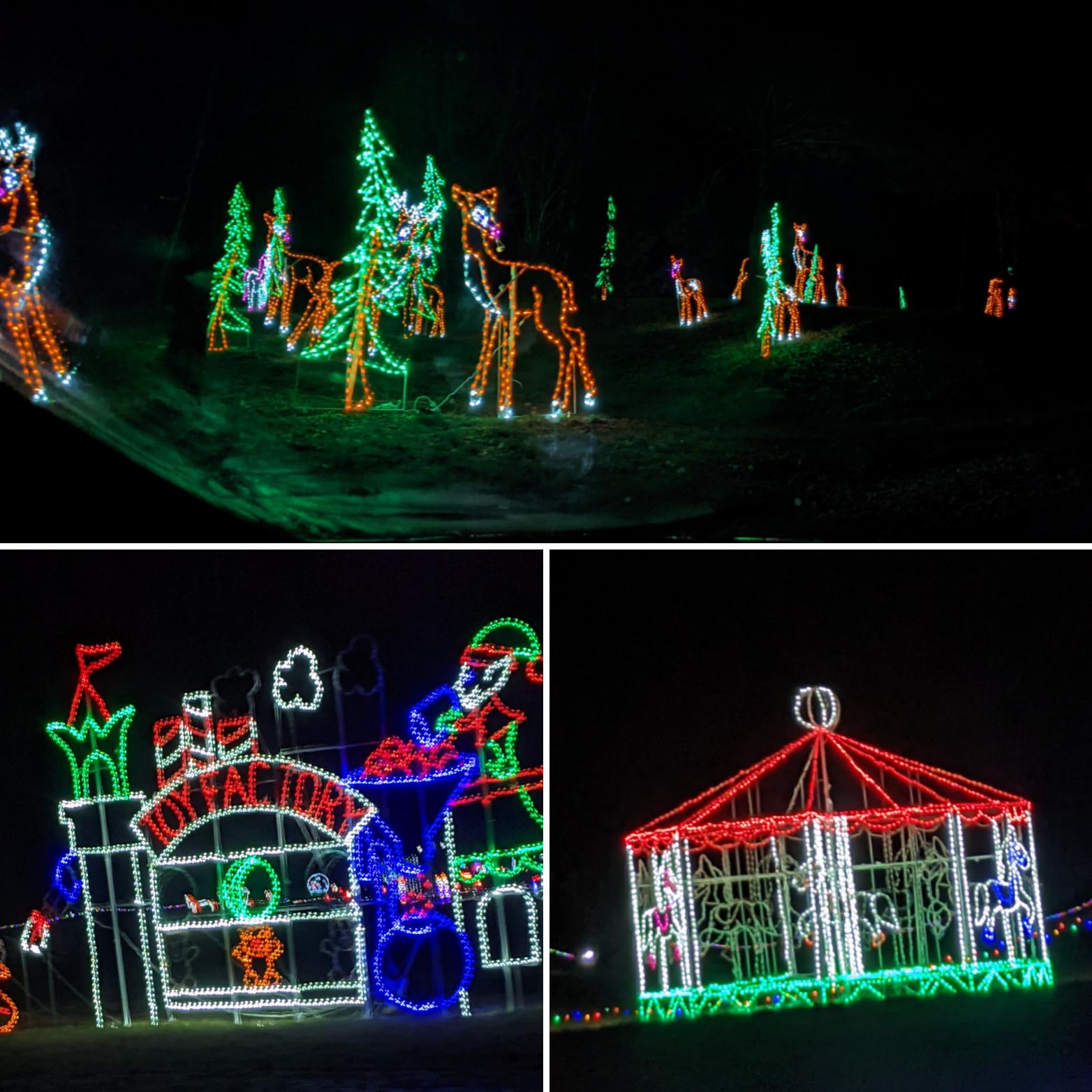 Drivethru lights at Caesar Ford Park outside Xenia. Free, not much