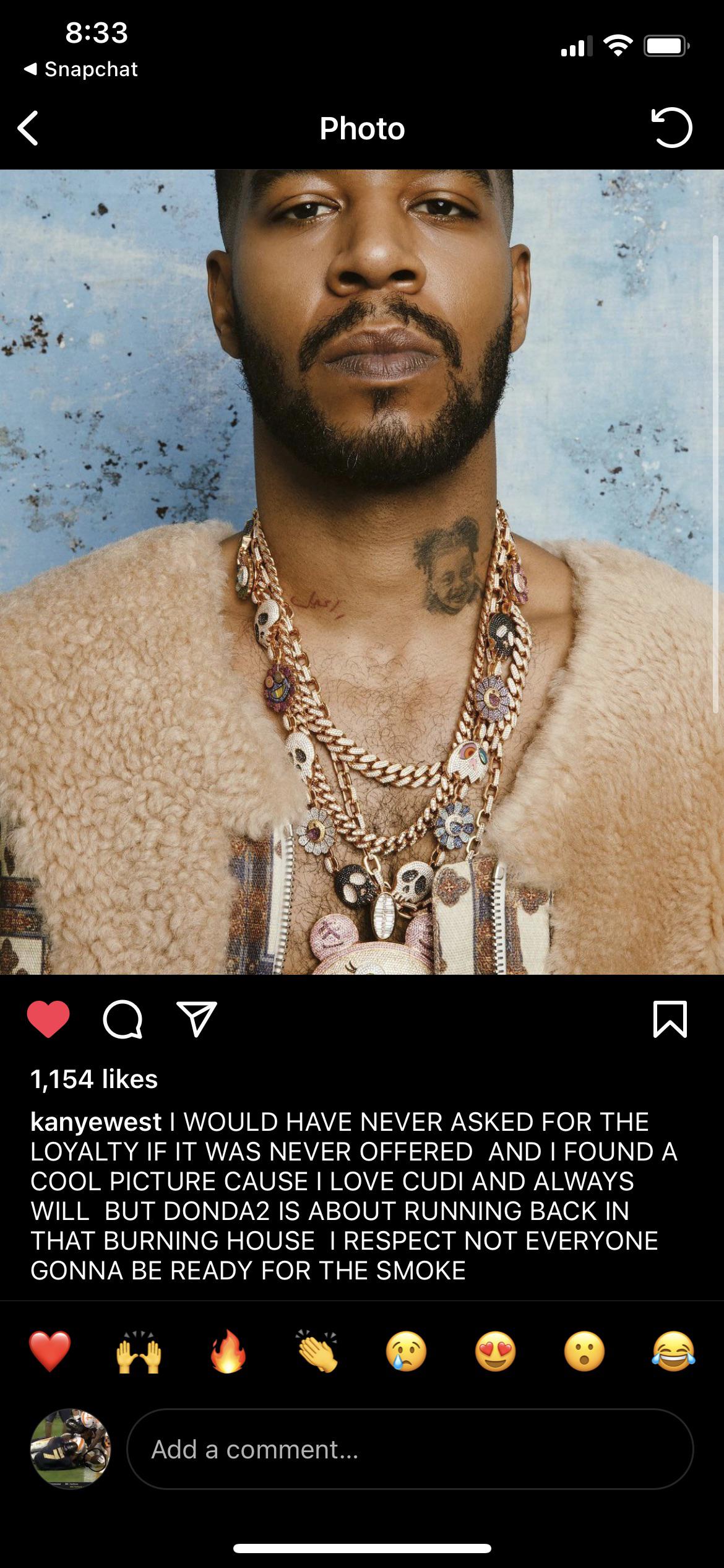 He’s back at it : Kanye