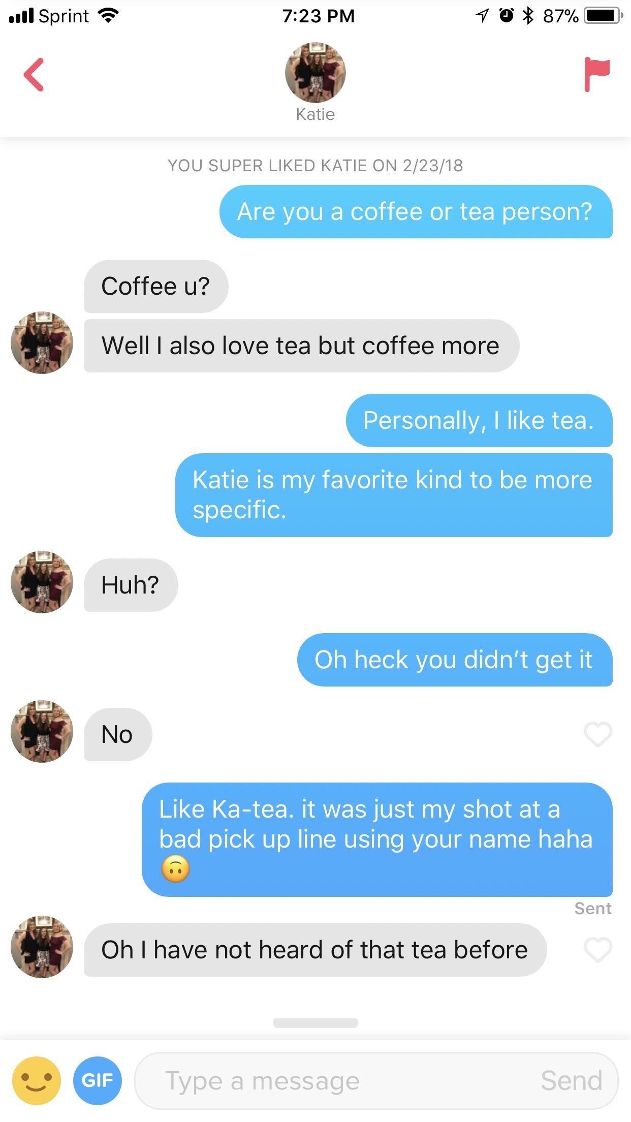 Tea Pick Up Lines amalgamatebc
