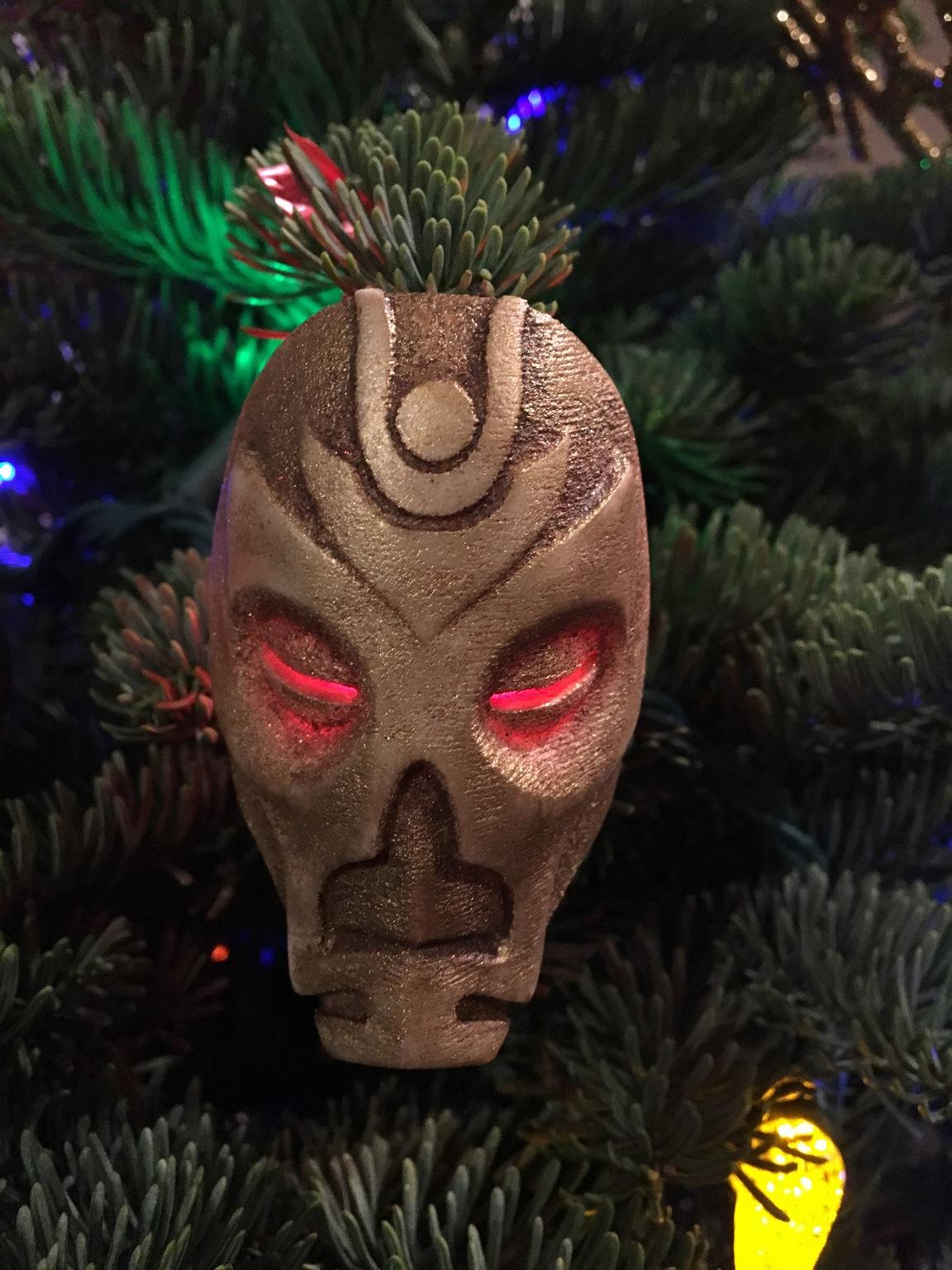 Skyrim Christmas Ornaments 3D printed some Skyrim ornaments! skyrim