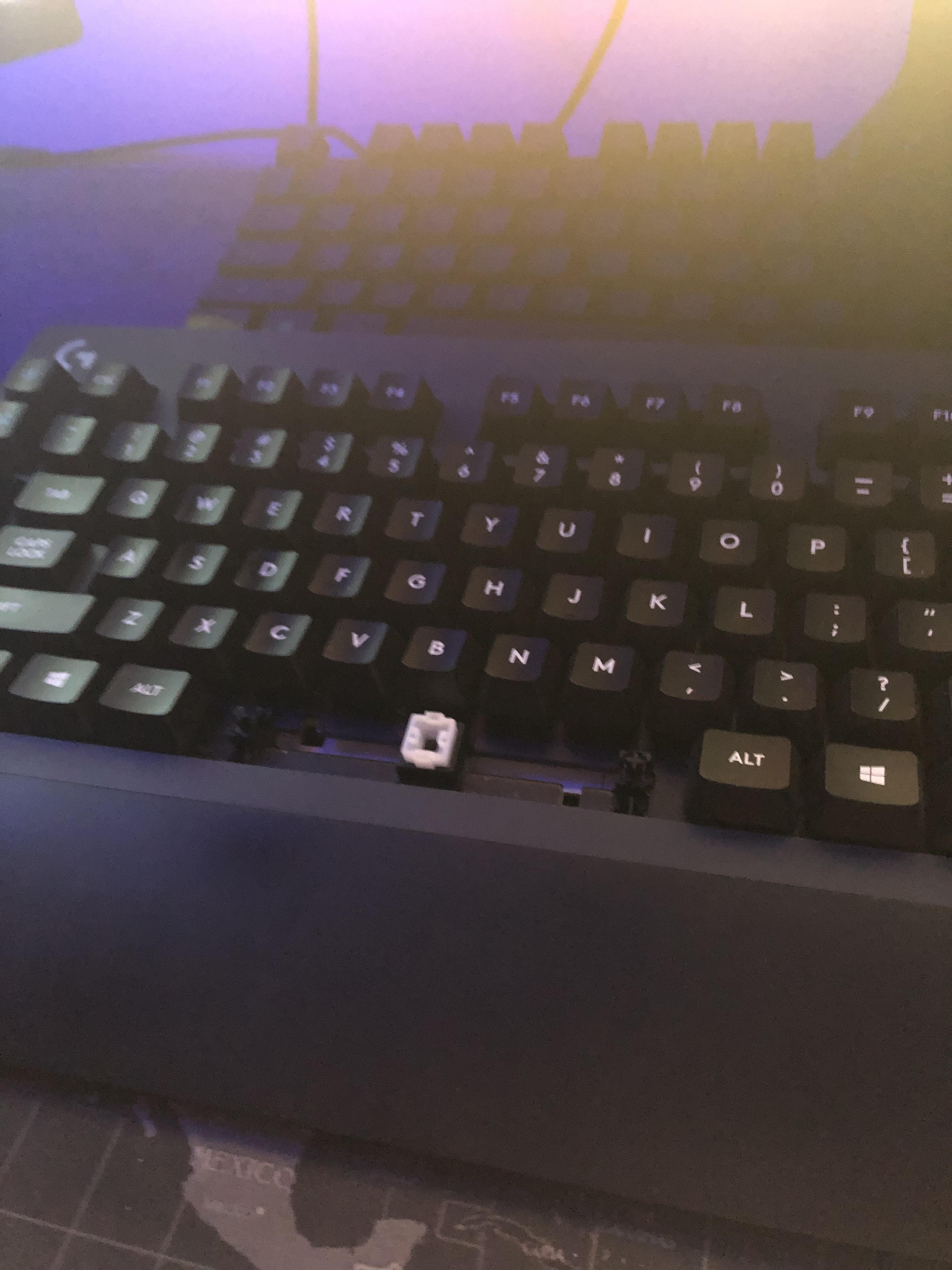 Logitech g613. The things on the left and right won’t go up and seem to